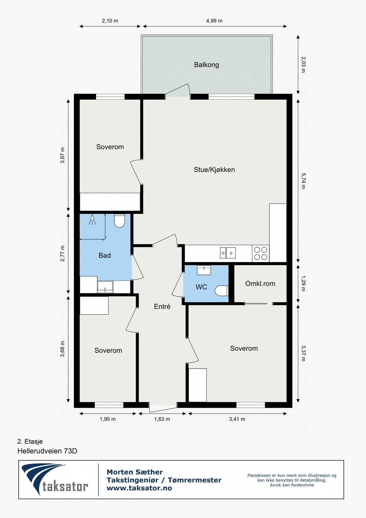 Planskisse. Galleribilde