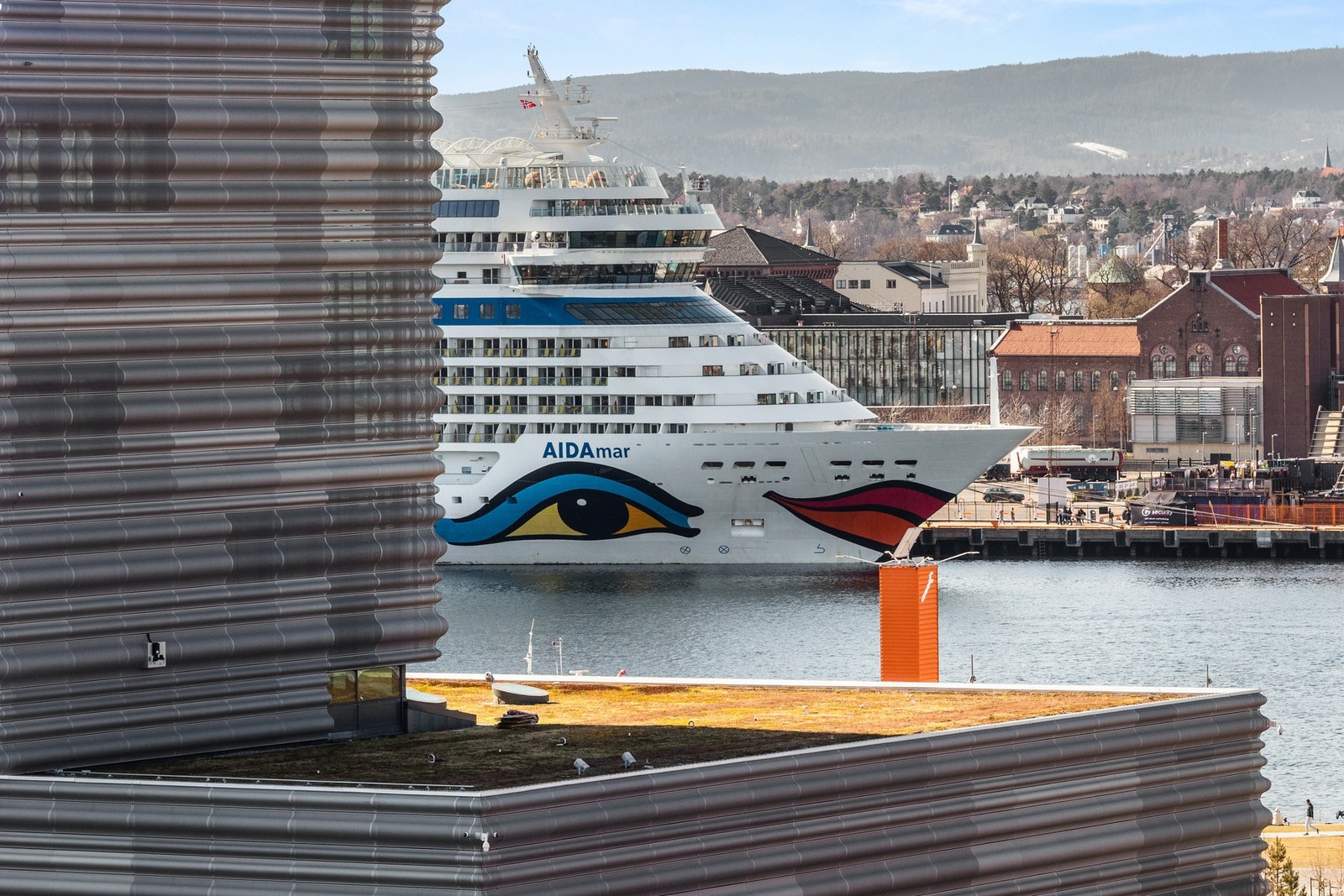 Utsikt fra takterrassen. Galleribilde