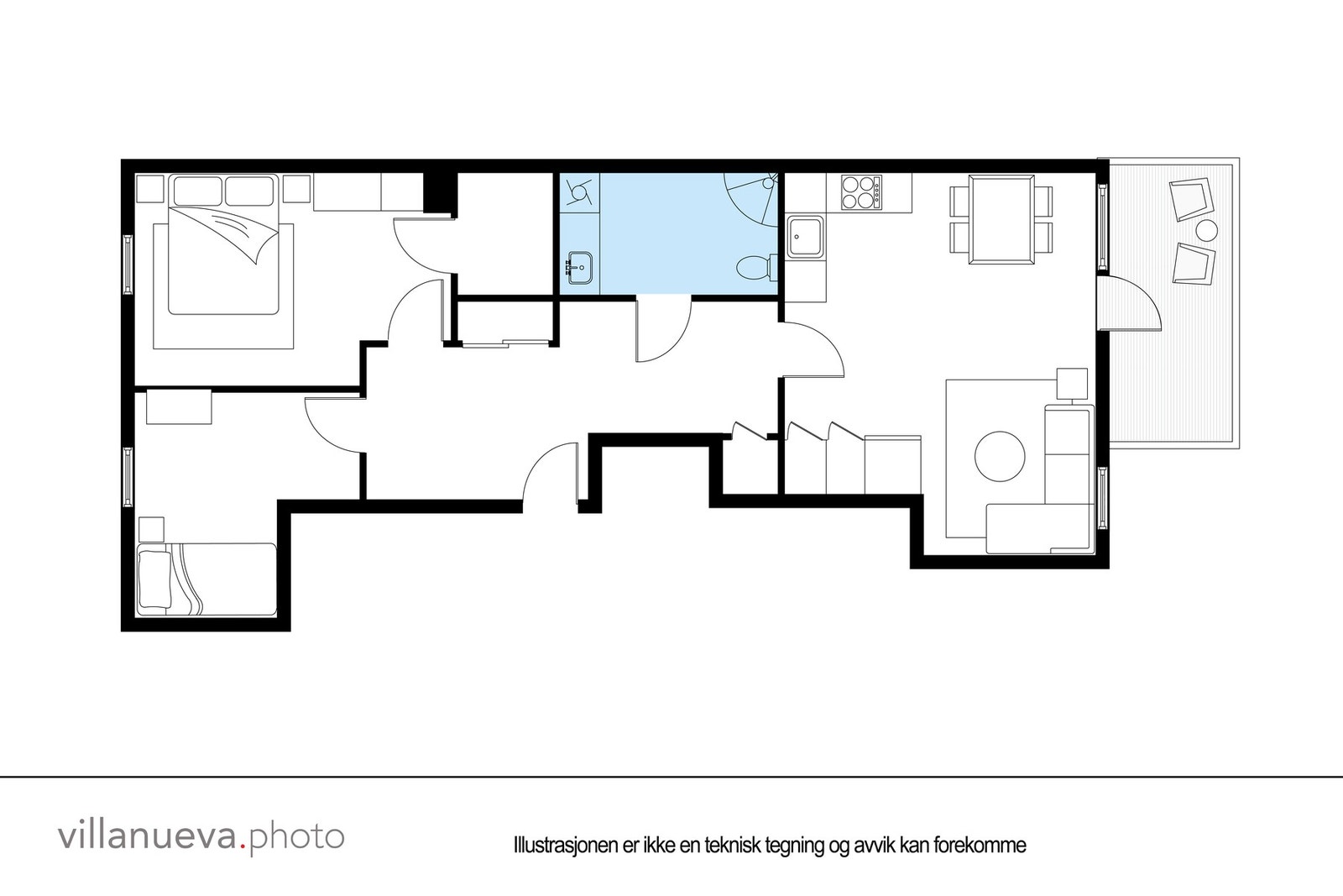 Plantegning - ikke målbar. Galleribilde