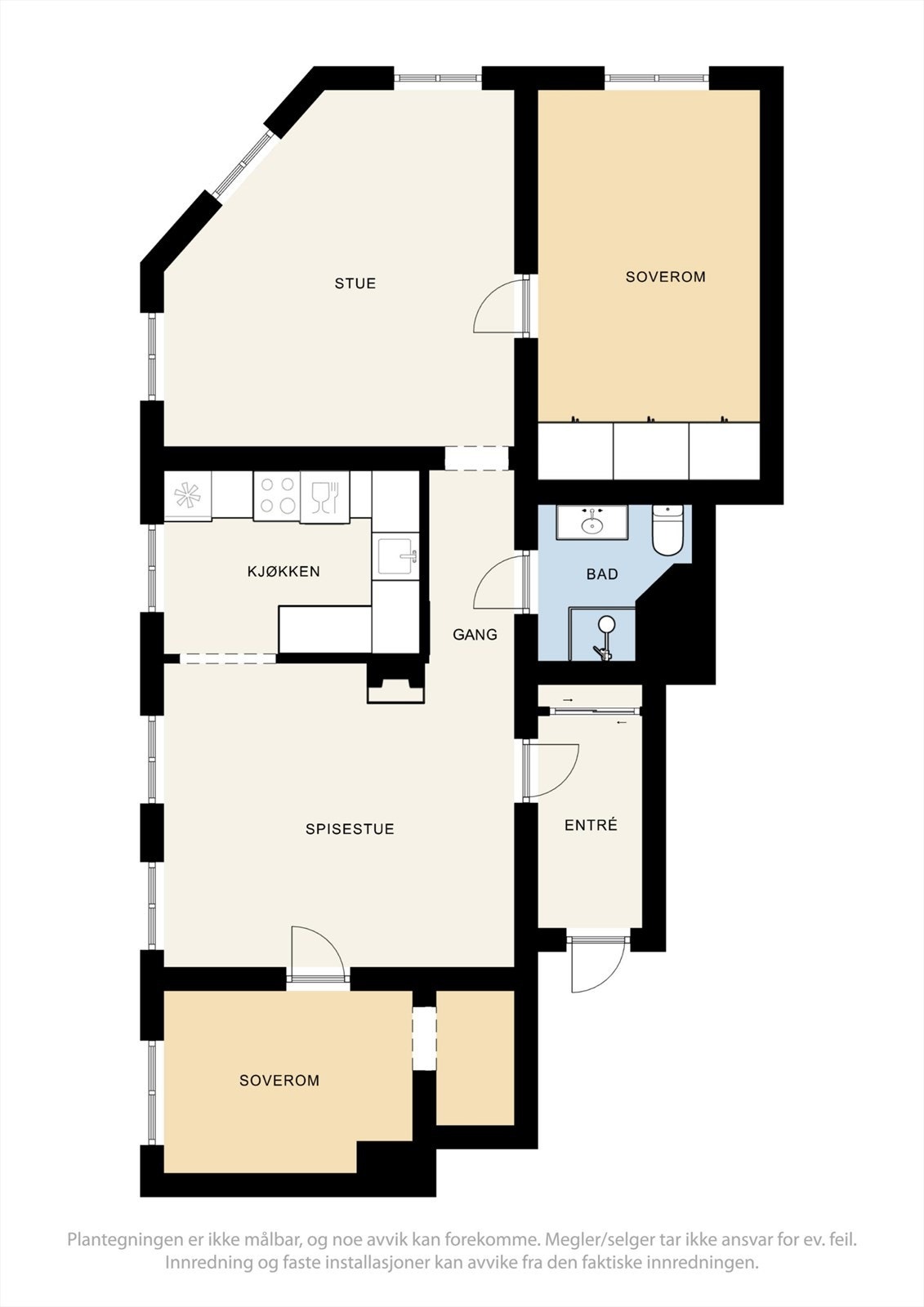 Plantegning Galleribilde