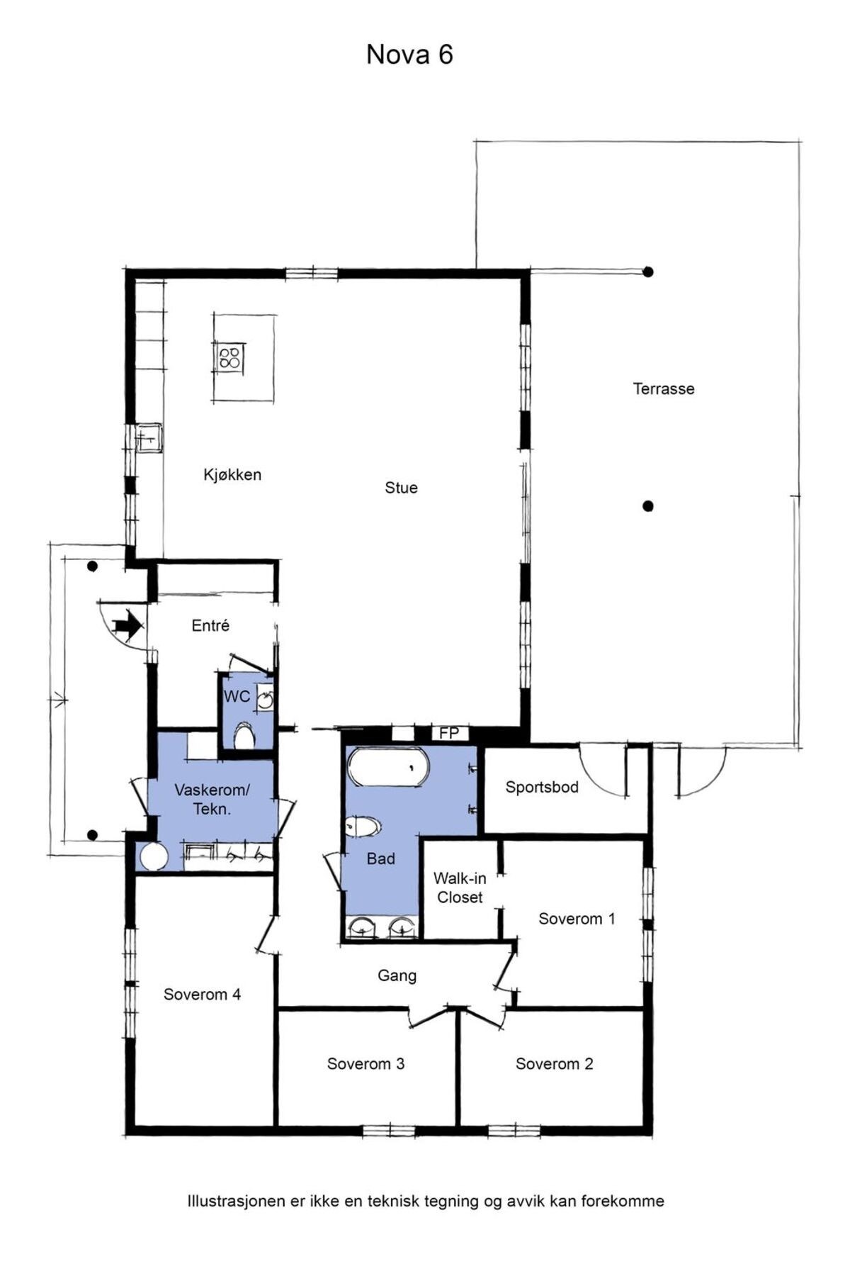 Plantegning. Galleribilde