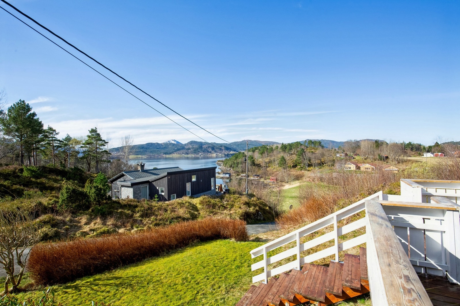 Gode solforhold og fin sjøutsikt Galleribilde