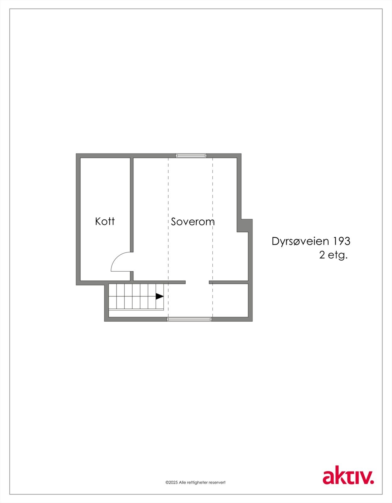 Plantegning 2. etasje Galleribilde
