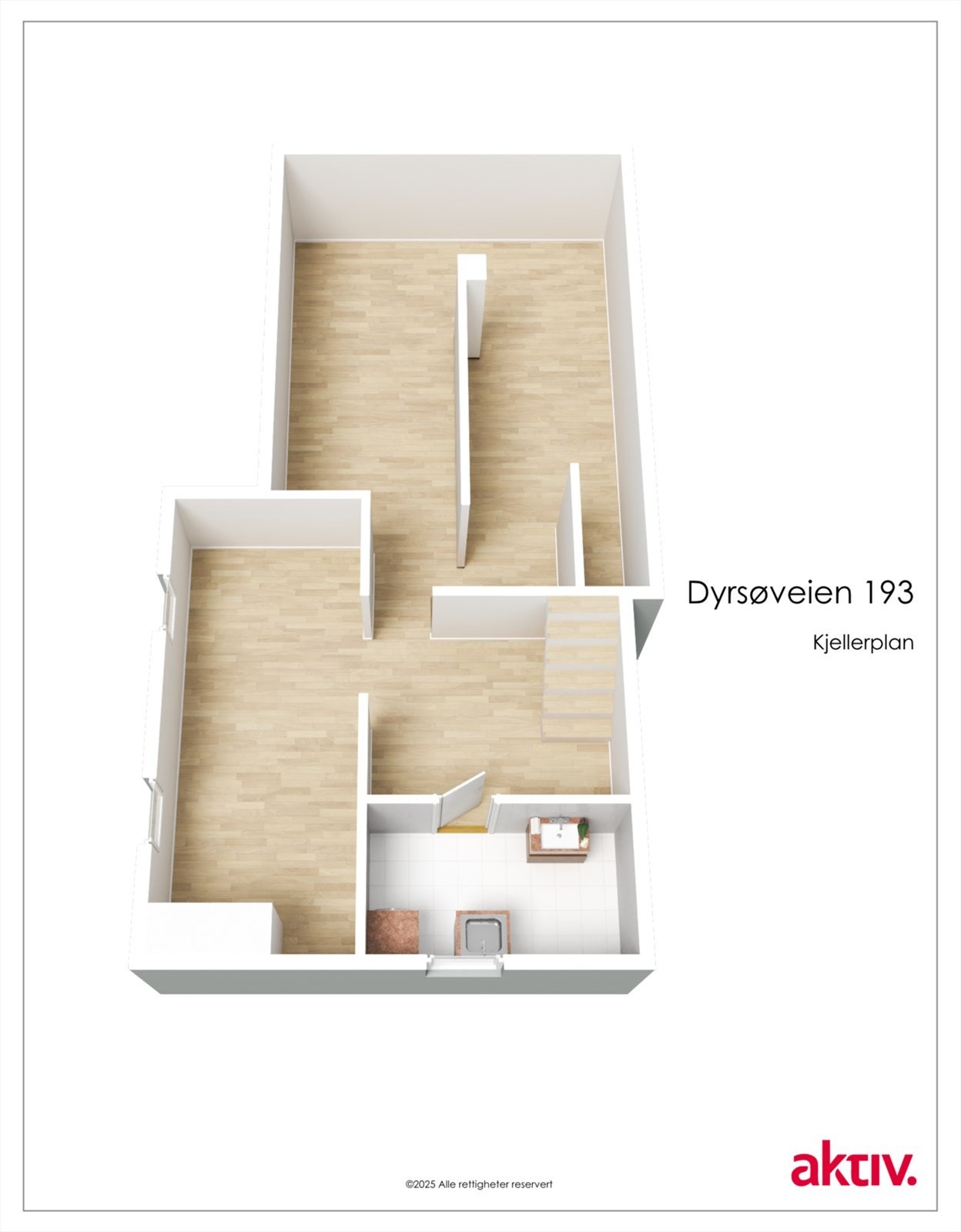 Plantegning kjeller Galleribilde