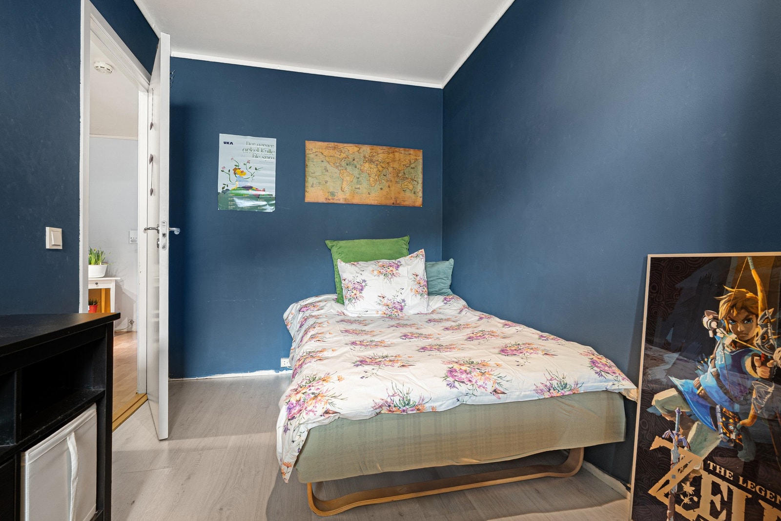 Soverom på 9,4 kvadratmeter. Galleribilde