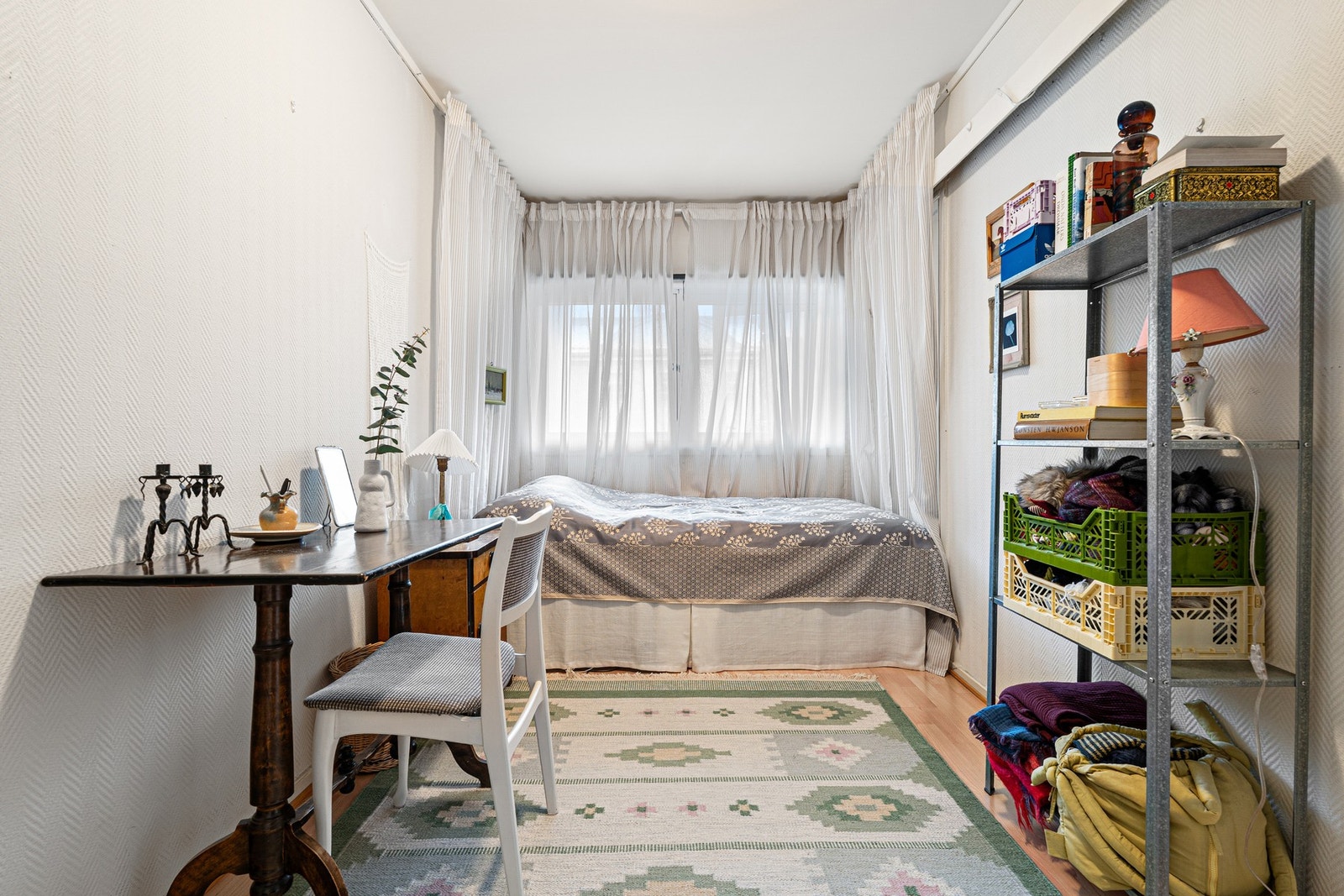 Soverom på 10,6 kvadratmeter. Galleribilde