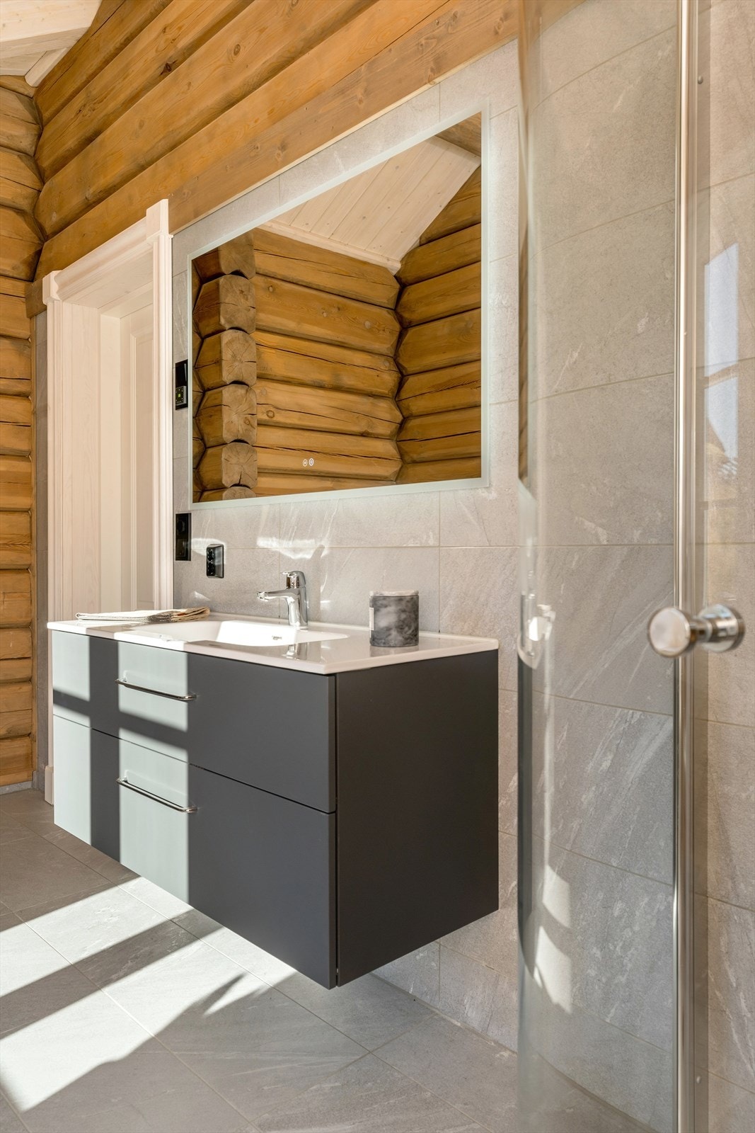 Det er også mulighet for badekar. Galleribilde