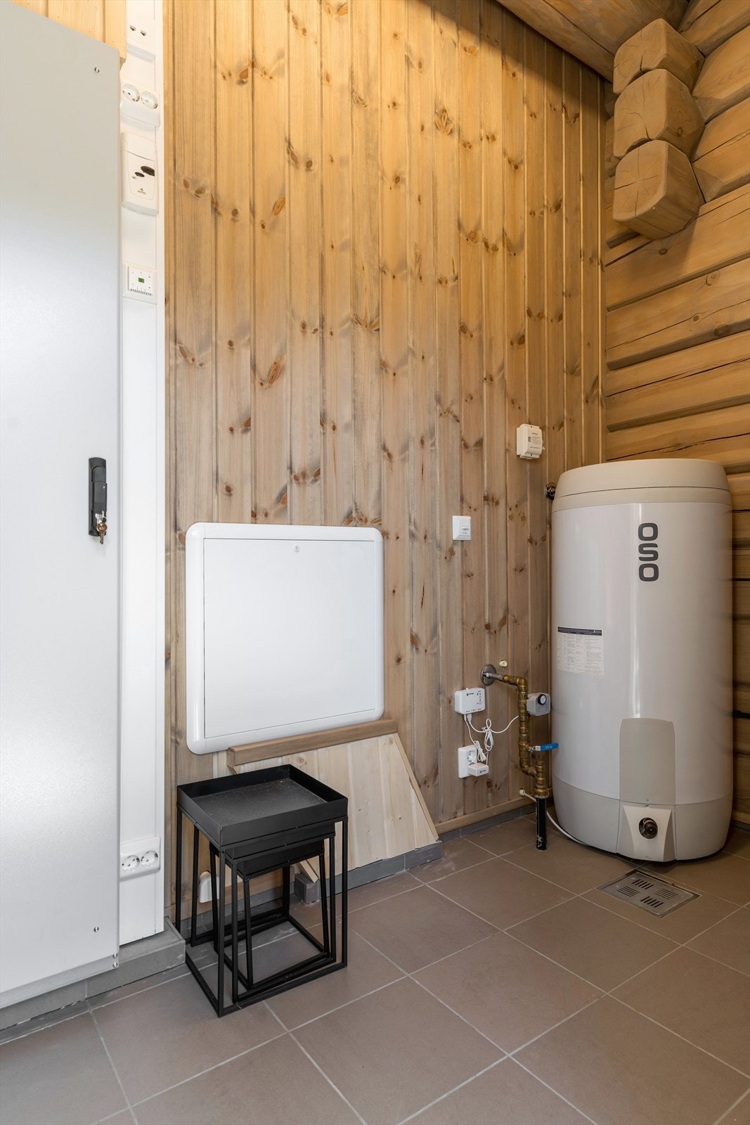 Ved inngangspartiet er det et teknisk rom/bod. Galleribilde