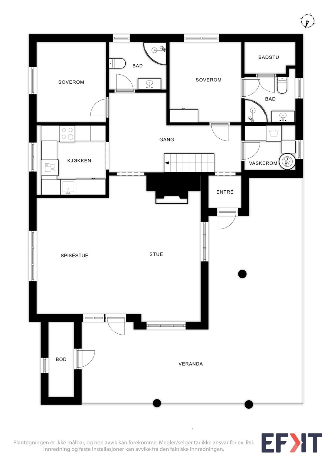 Plantegninger - 1. etasje Galleribilde