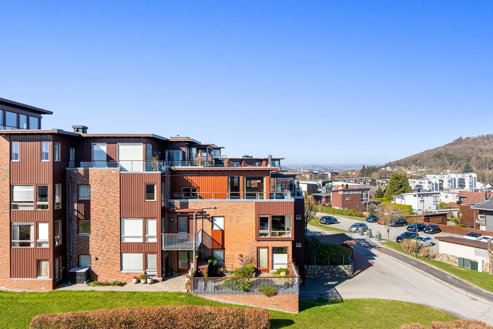 Gode solforhold på terrassen Galleribilde