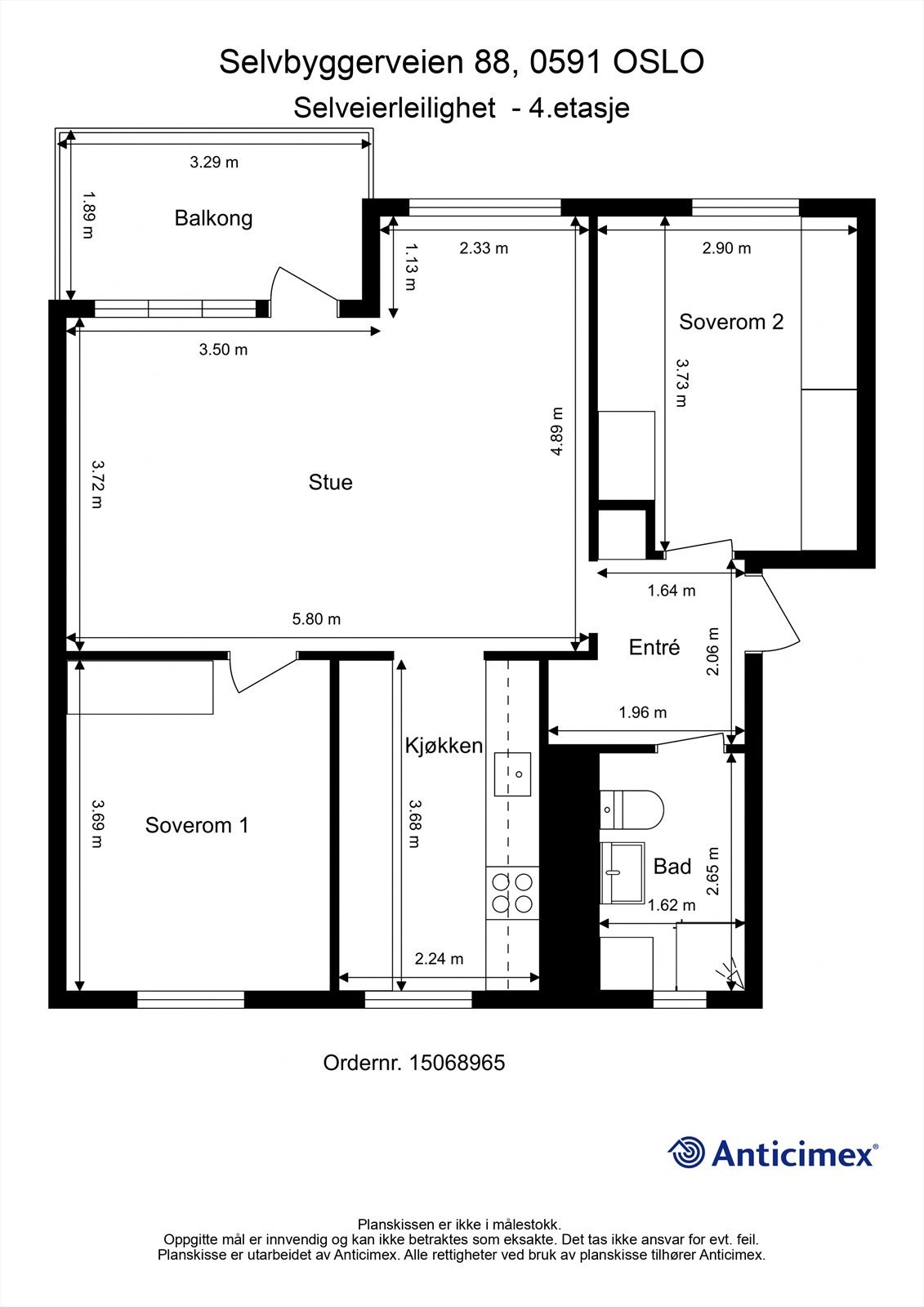 Planskisse Galleribilde