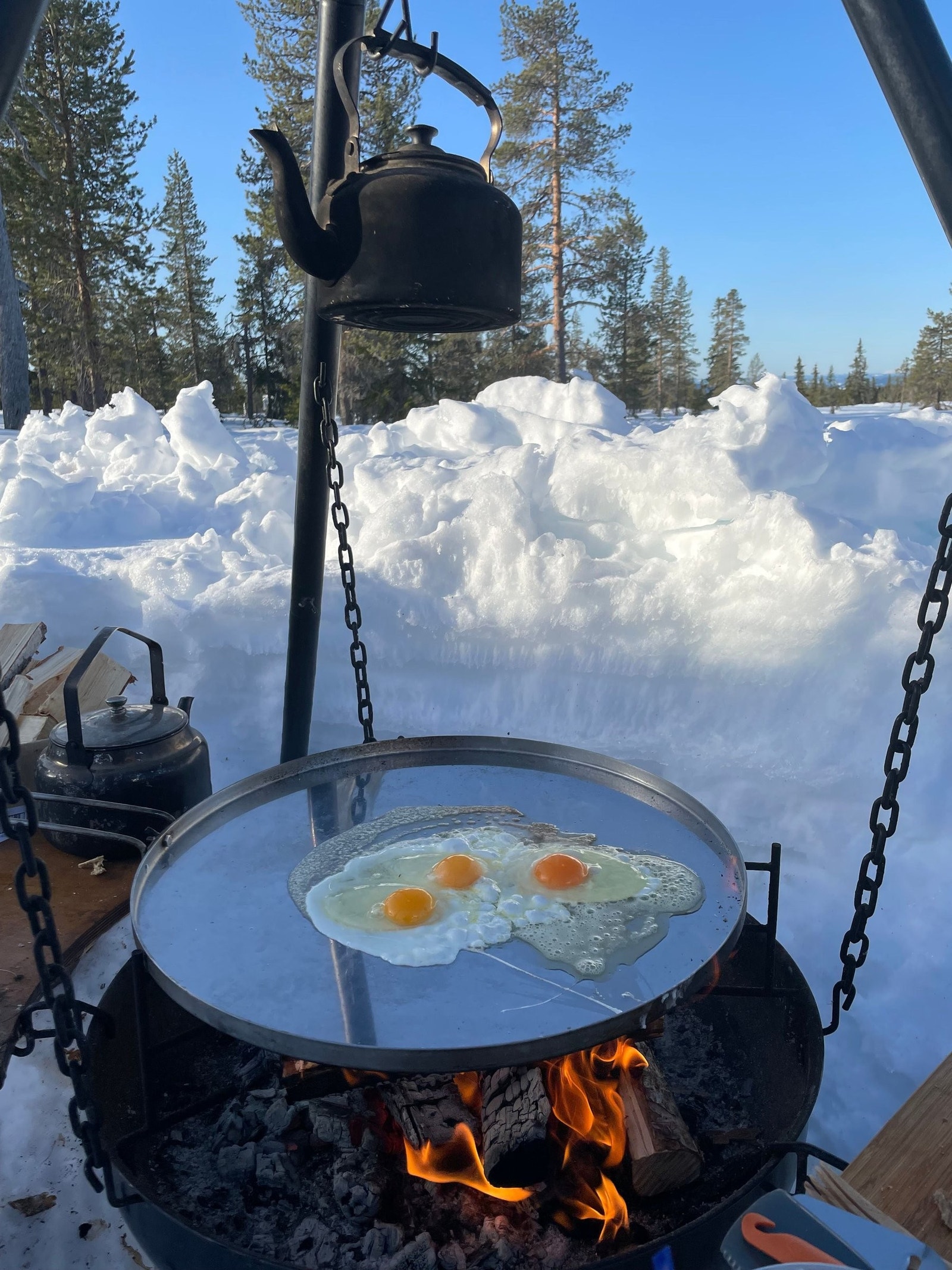 Bålpanne på uteplassen anbefales. Galleribilde