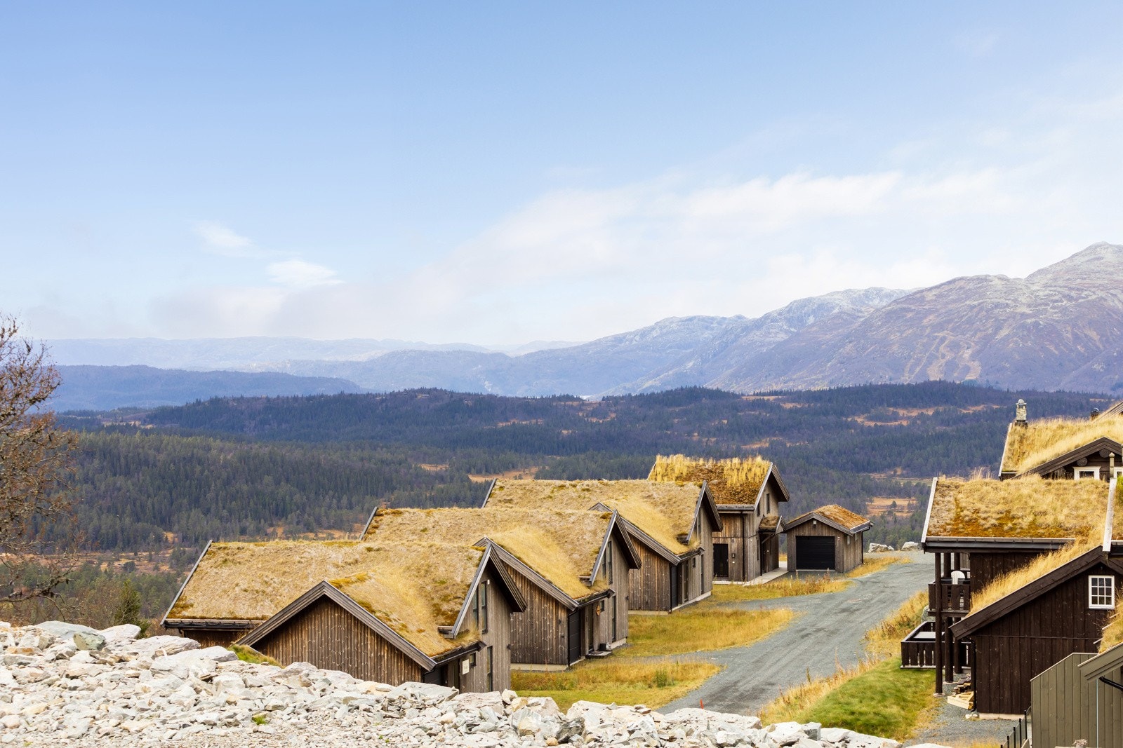 Utsikt over Raulandsfjell Galleribilde