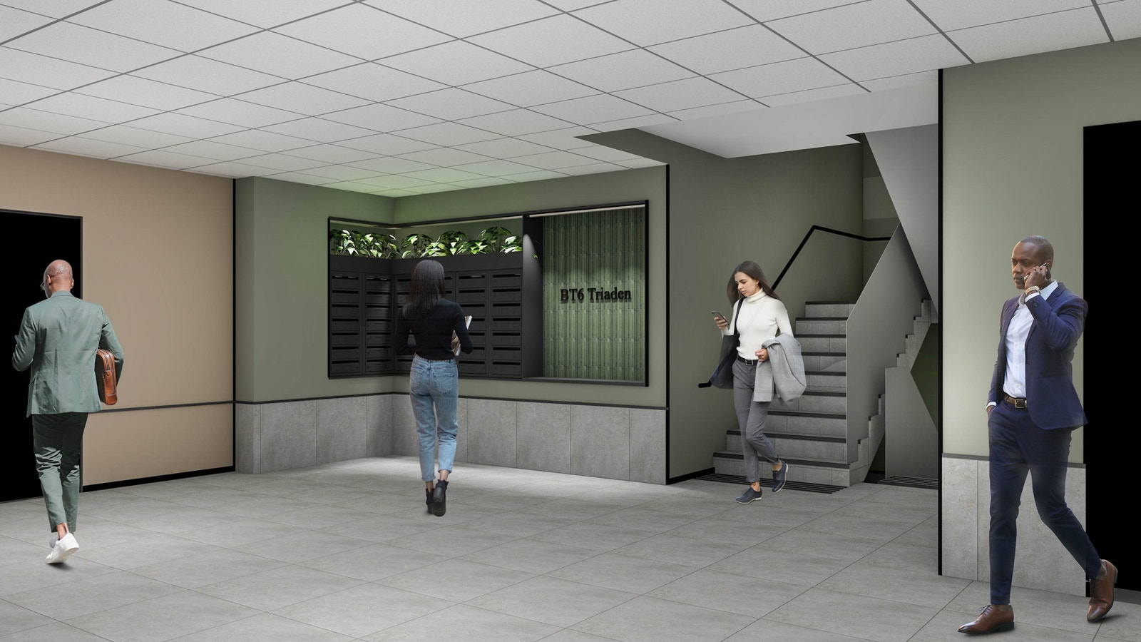 Forslag til inngangsparti Galleribilde