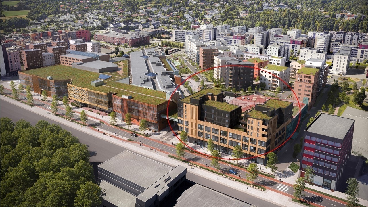 Nybygg under oppføring antatt ferdigstilles Q3 25 Galleribilde