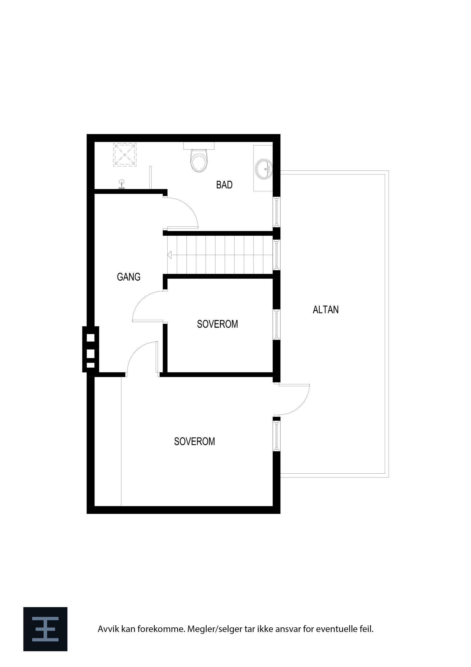 Plantegning - 2. etasje. Galleribilde