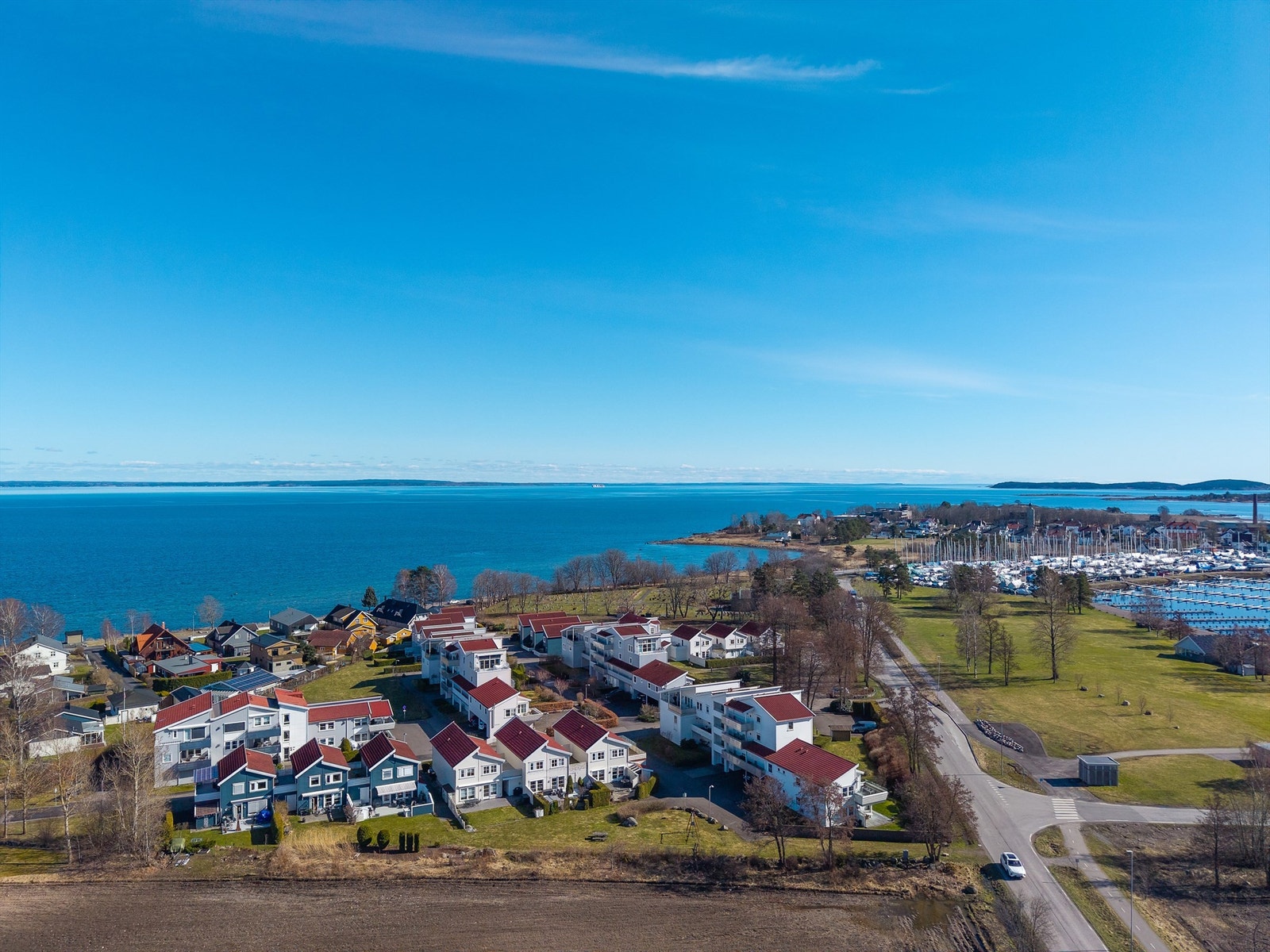Vallø Strandpark har en super beliggenhet Galleribilde