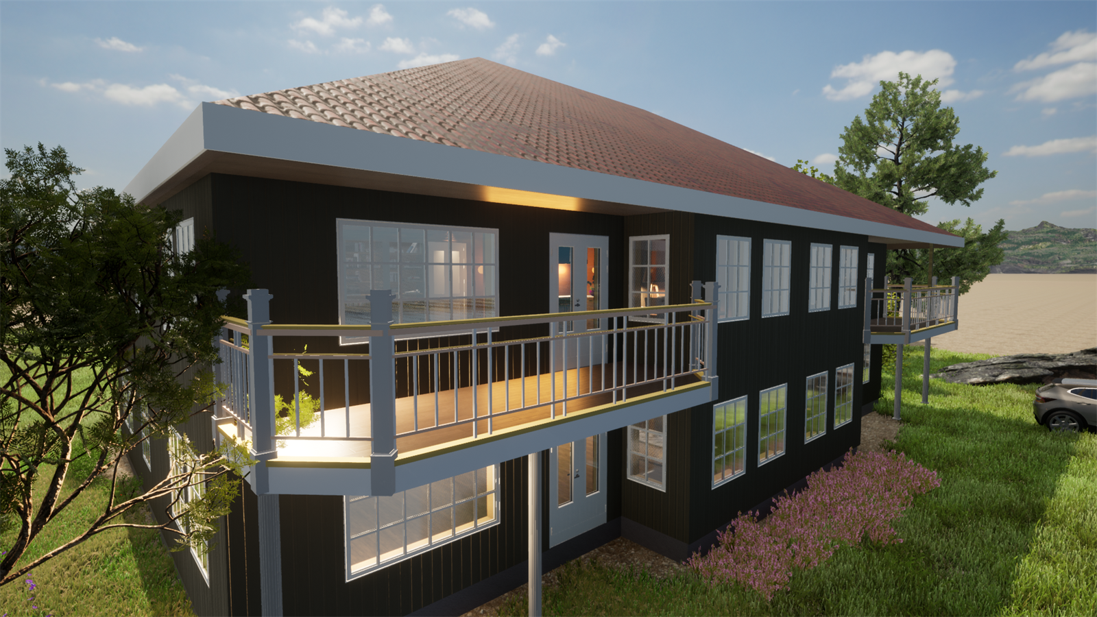 Selger har innhentet tegninger for et planlagt nybygg på eiendommen. Dersom dette er aktuelt for kjøper, må videre undersøkelser og eventuell byggesøknad utføres av kjøper selv. Galleribilde