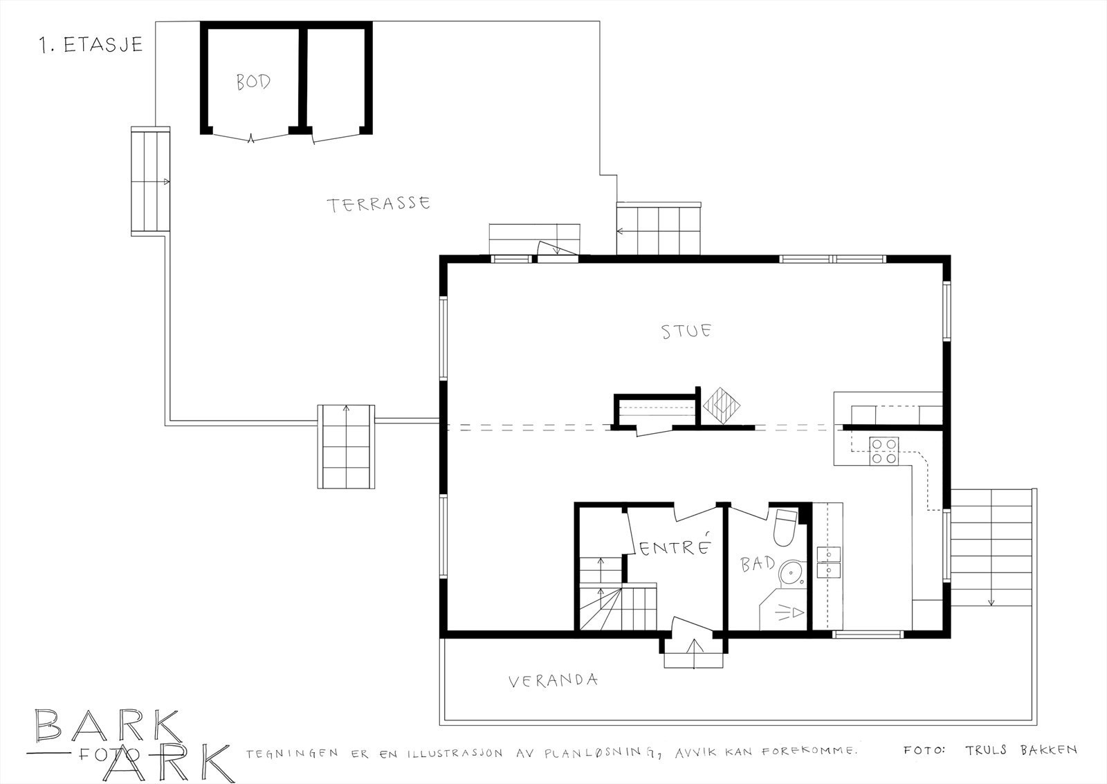 Plantegning Galleribilde