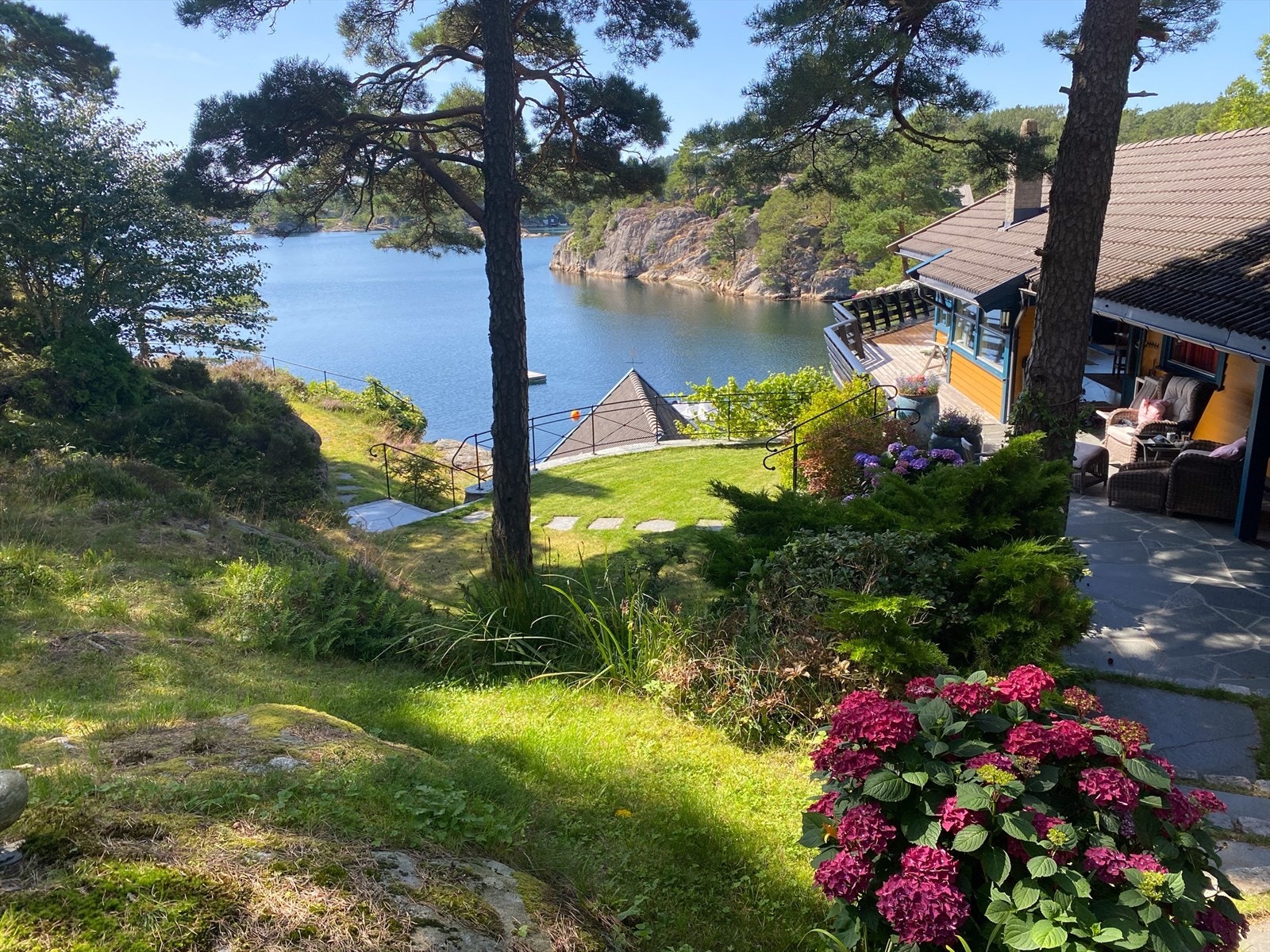 Naturskjønt, pent og frodig Galleribilde