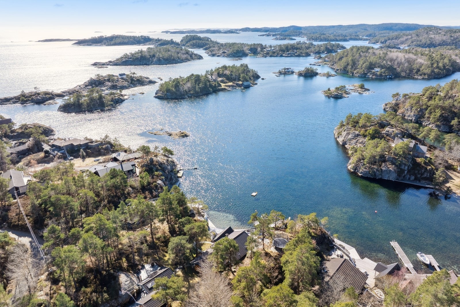 Muligens Norges fineste skjærgård i forlengelse av eiendommen Galleribilde
