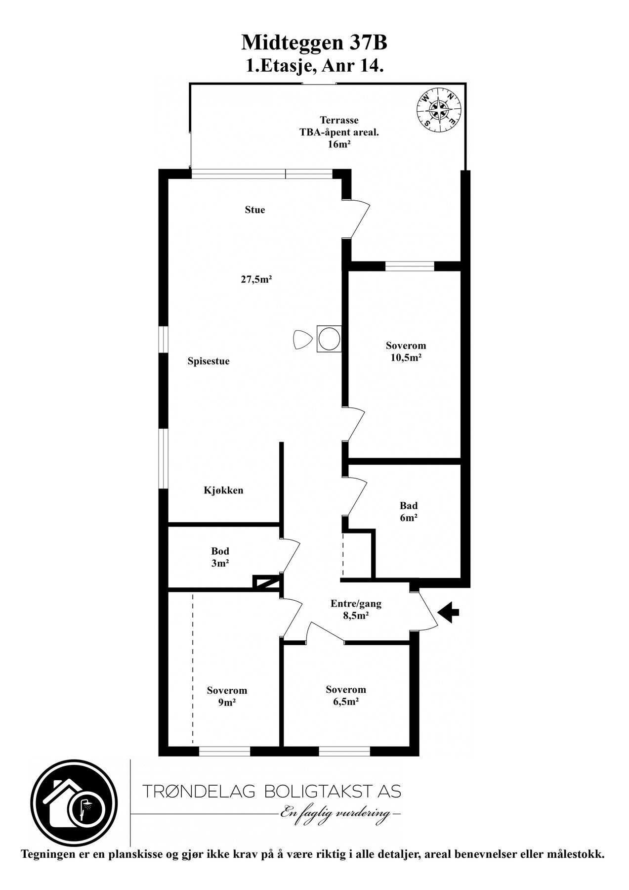 Planskisse. Galleribilde