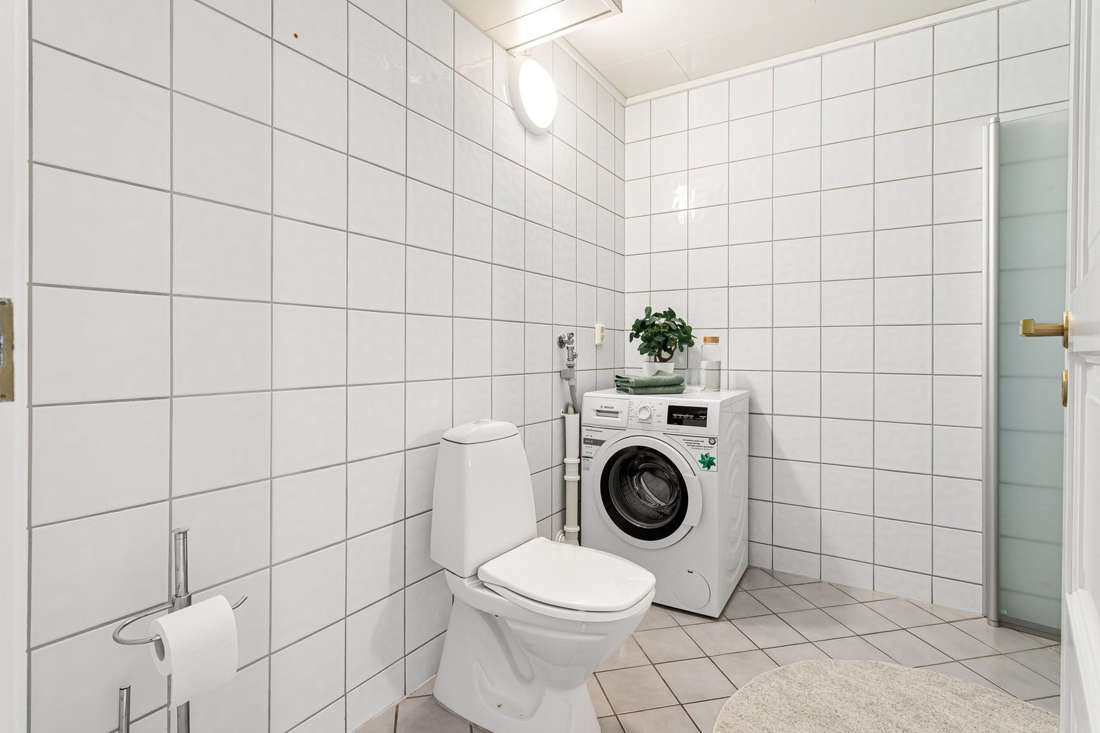 Utstyrt med opplegg for vaskemaskin. Galleribilde