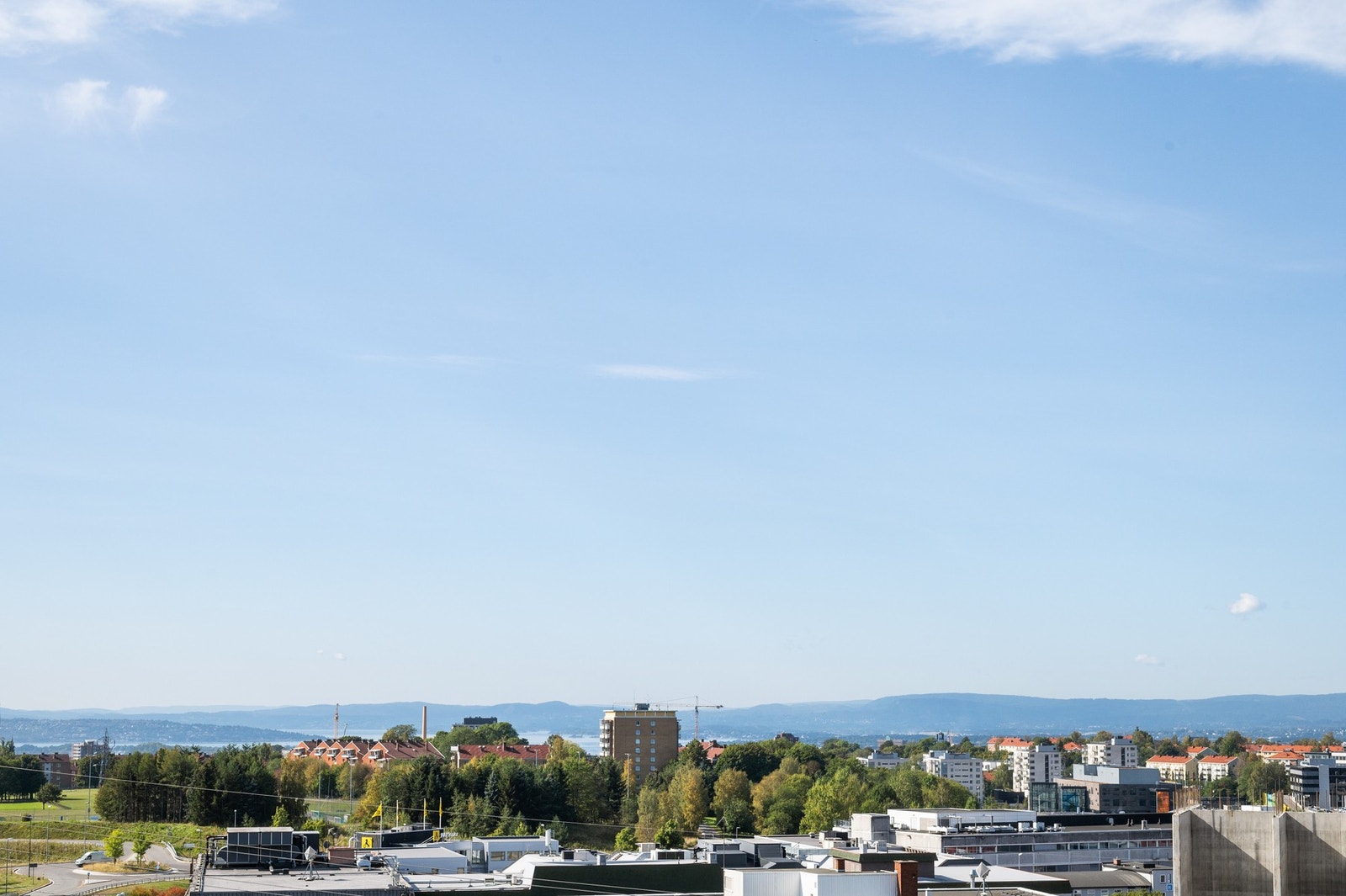 Sjøgløtt fra takterrassen. Galleribilde