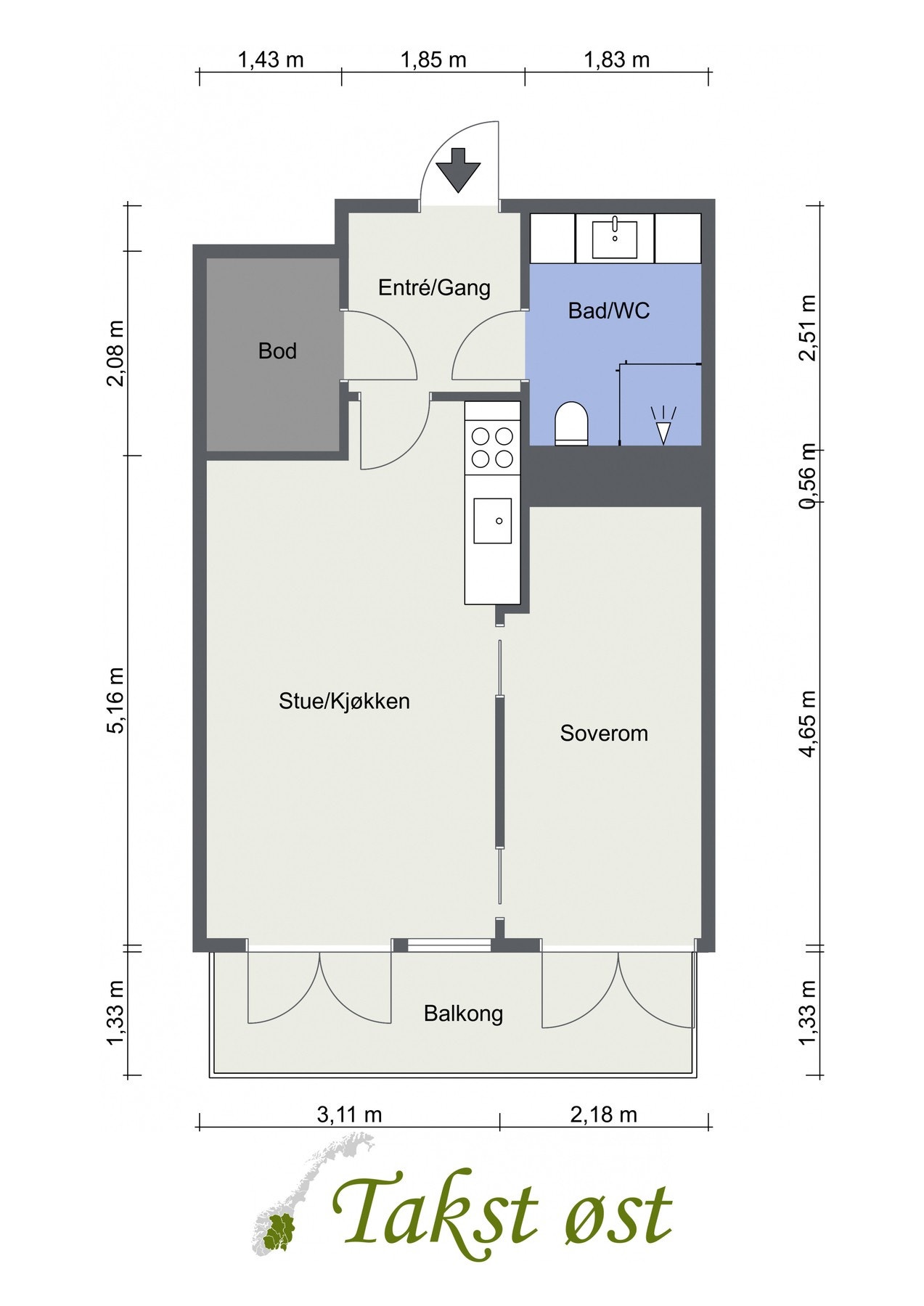 Plantegning. Galleribilde