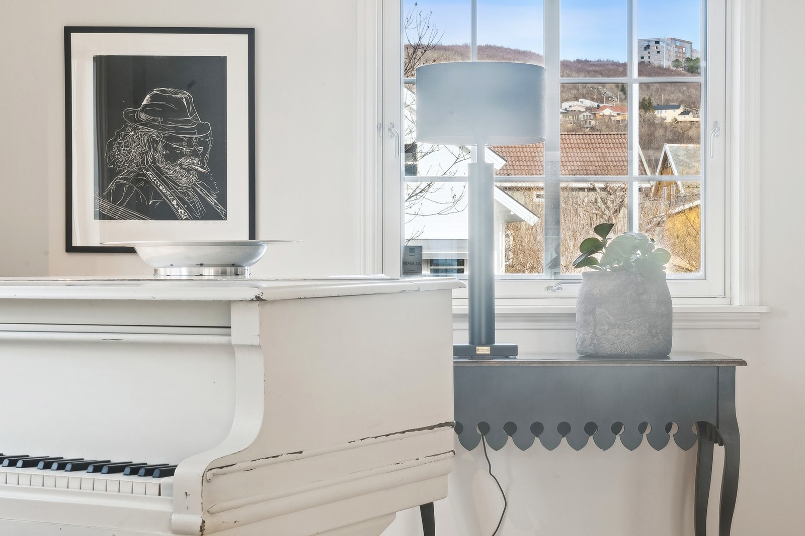 Stue, detalj og utsikt Galleribilde