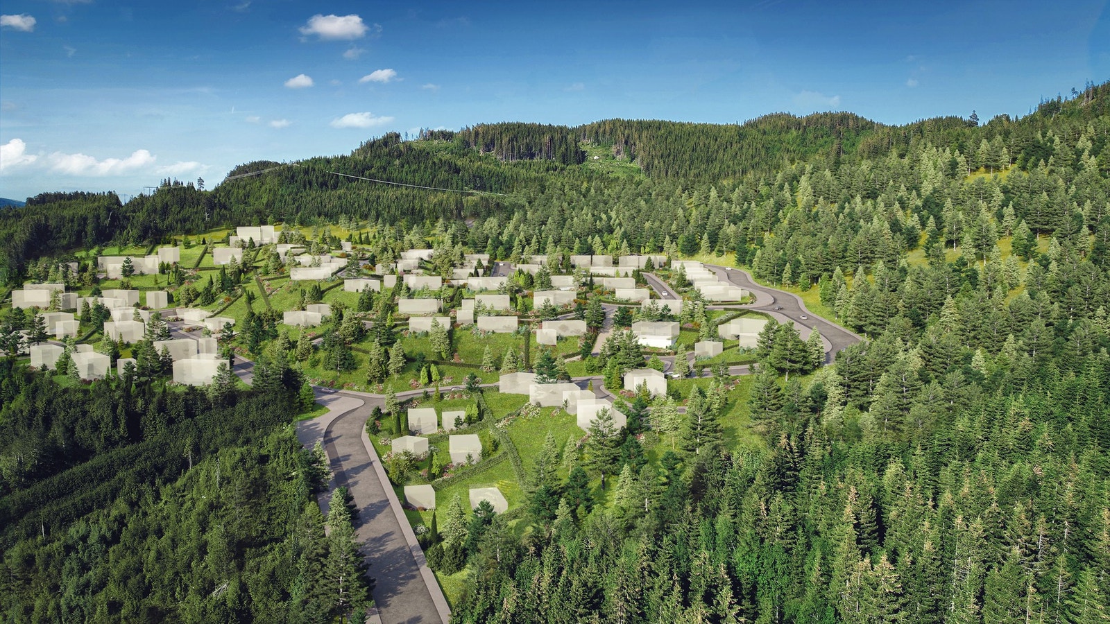 Tomtefeltet ligger over Joplassen og har en fantastisk beliggenhet på toppen av Orkanger Galleribilde