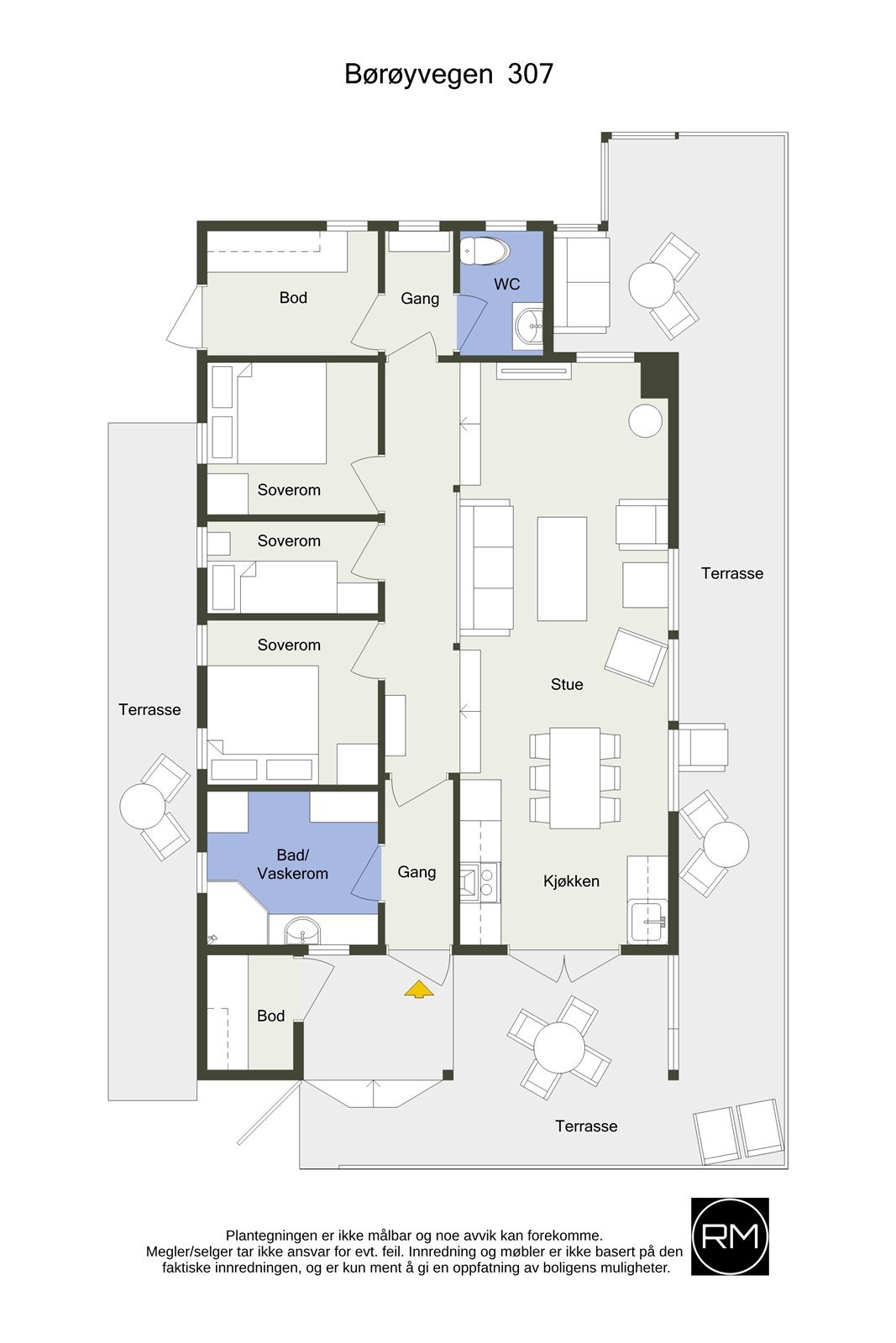 Plantegning Galleribilde
