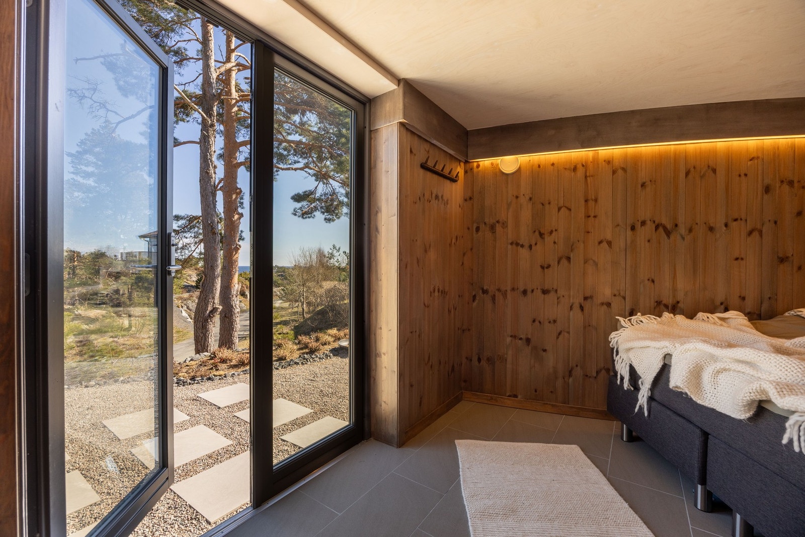 Også her er overgangen fra inne til ute sømløs. Galleribilde