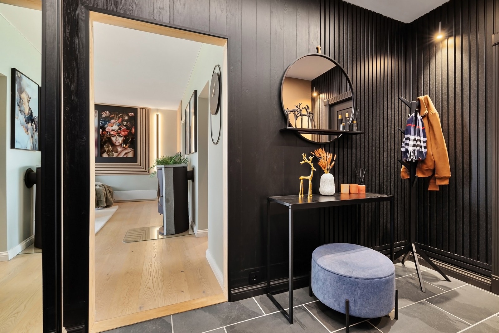 En gjennomført og tøff 3-roms Galleribilde