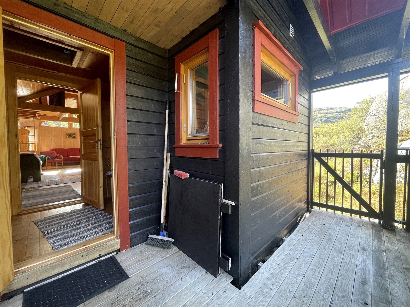 Overbygd inngangsparti Galleribilde