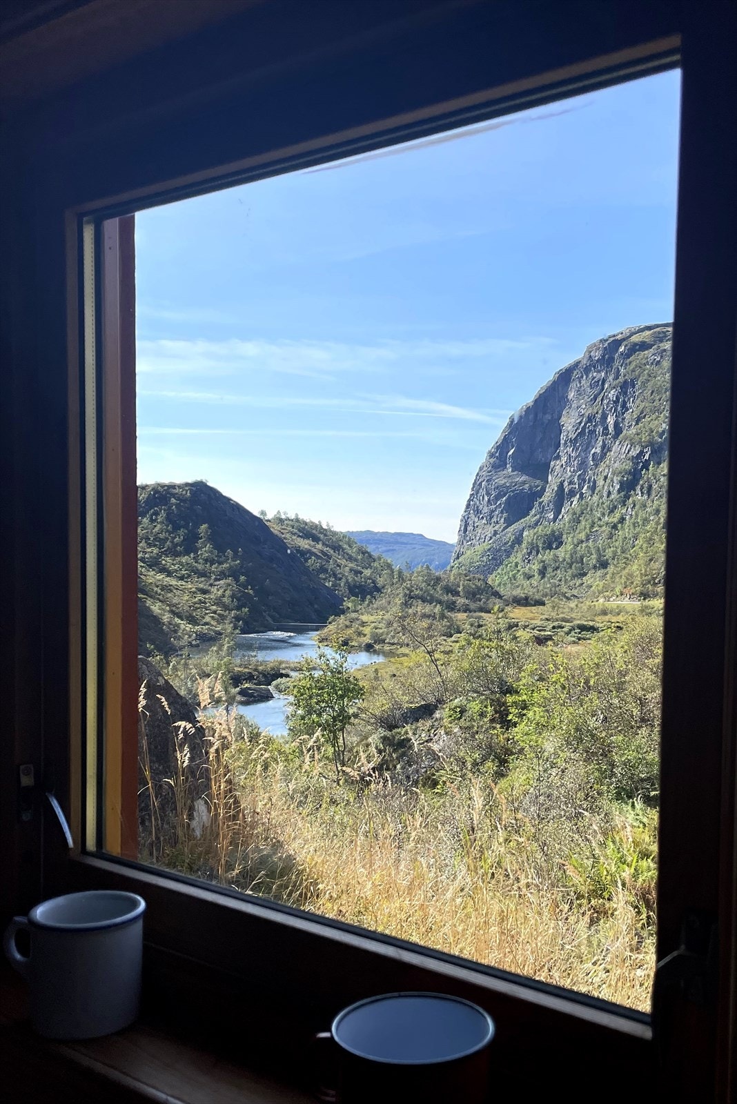 Flott u
tsikt fra stue/kjøkken Galleribilde