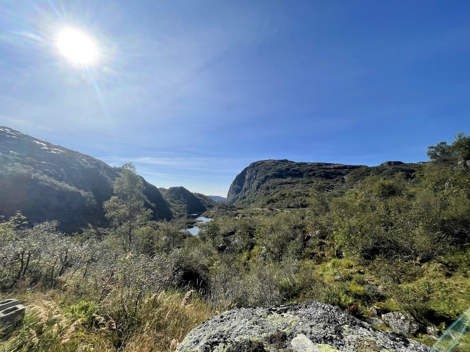 Meget flott u
tsikt fra hytta Galleribilde