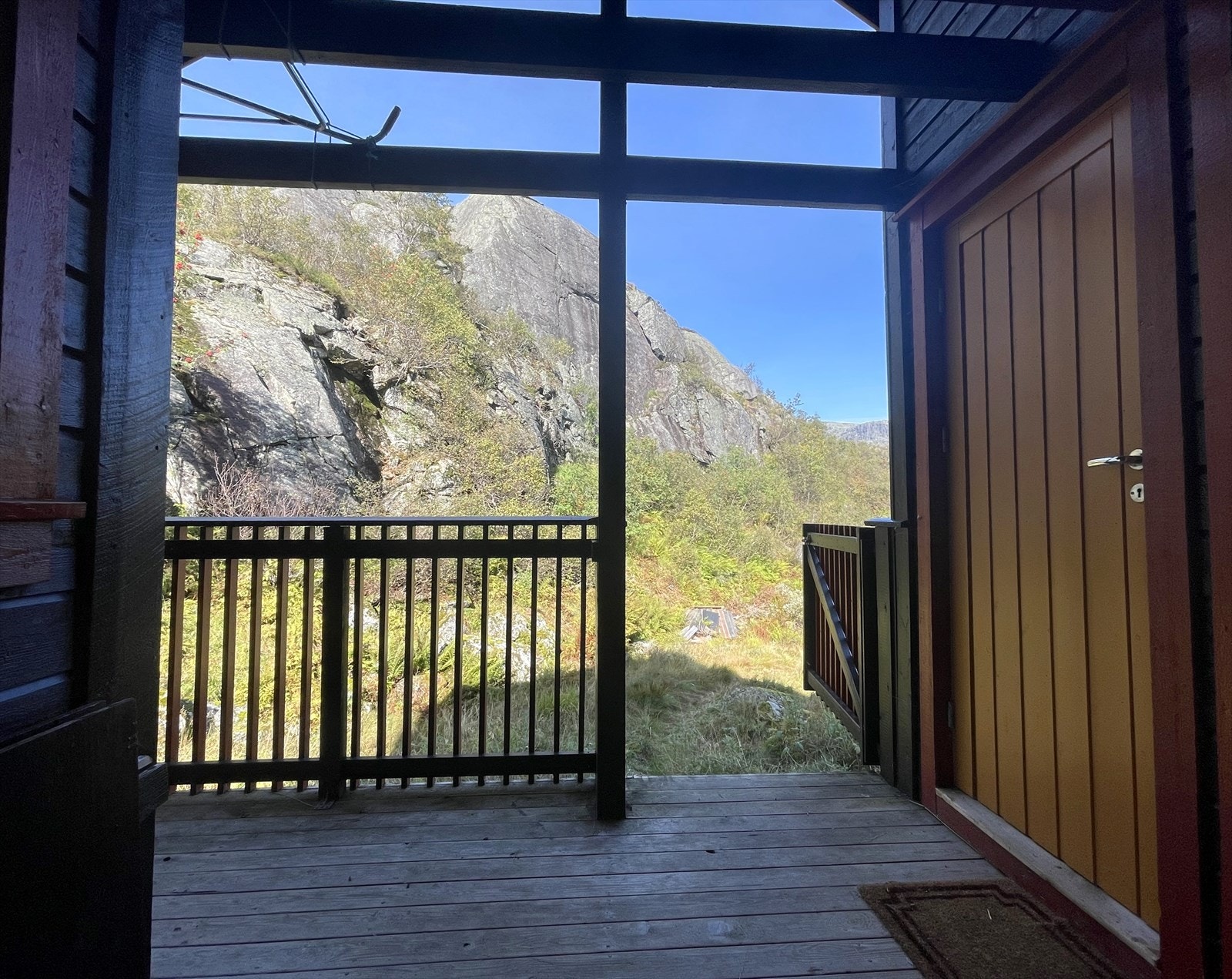 Overbygd inngangsparti Galleribilde