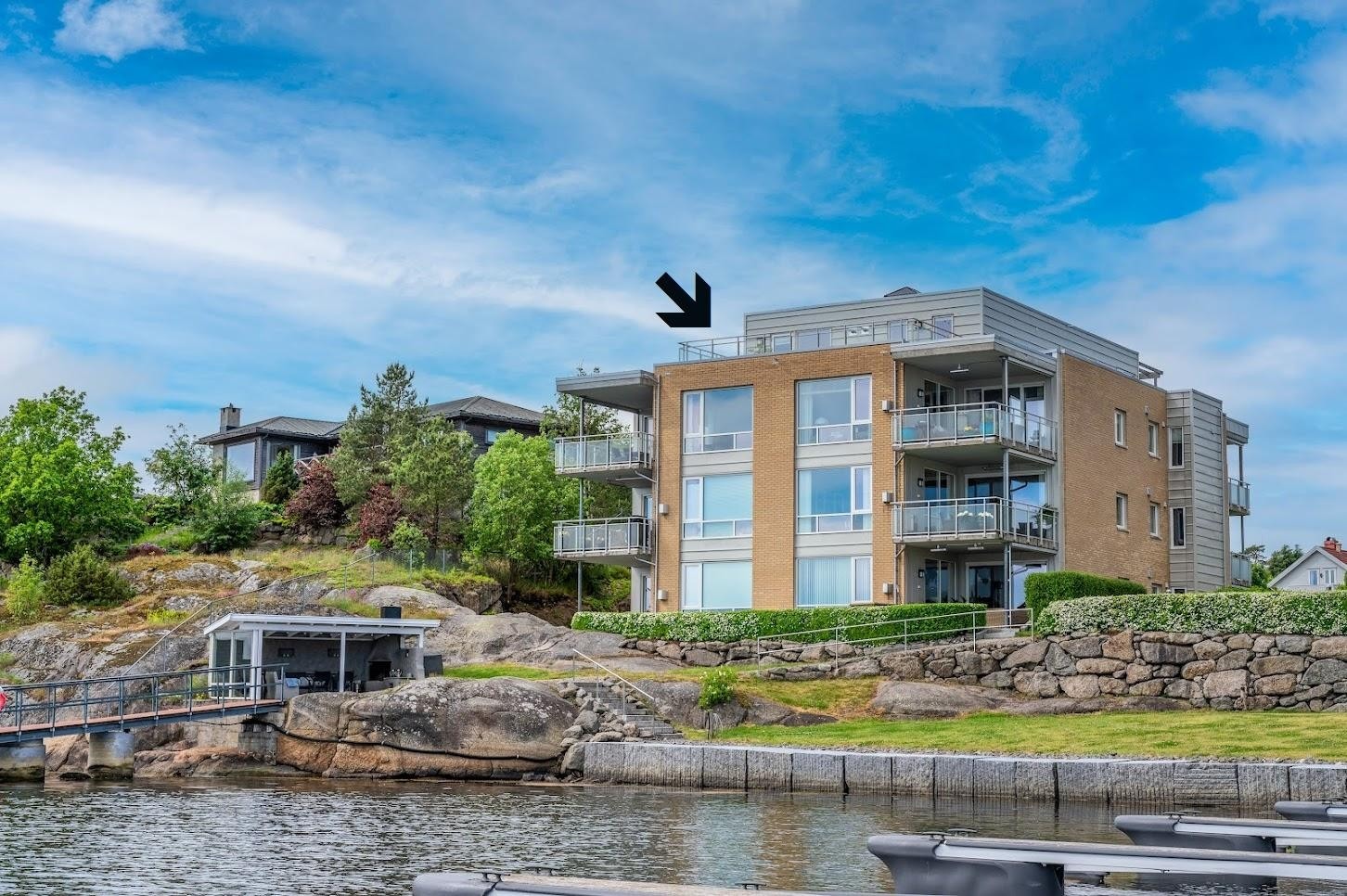 Velkommen til toppleilighet på Hystad Brygge! Galleribilde