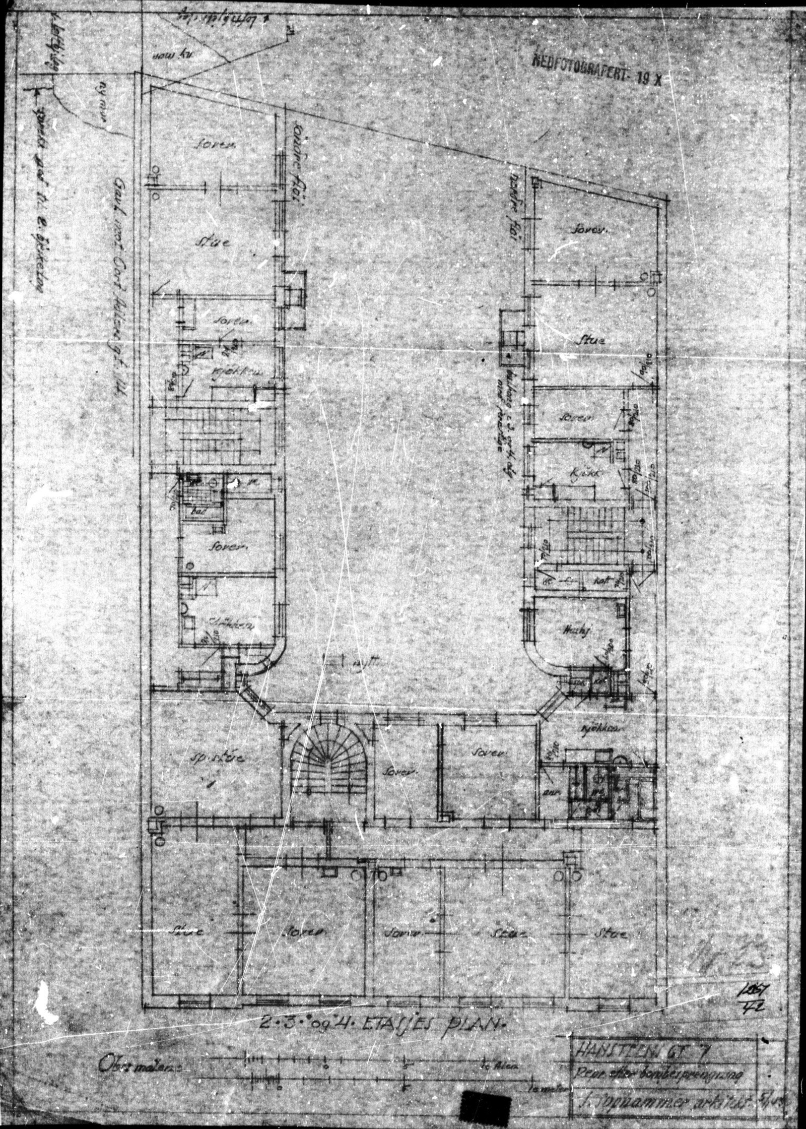 Byggetegninger. Galleribilde