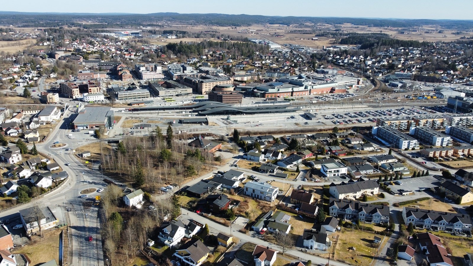 Dronefoto Galleribilde