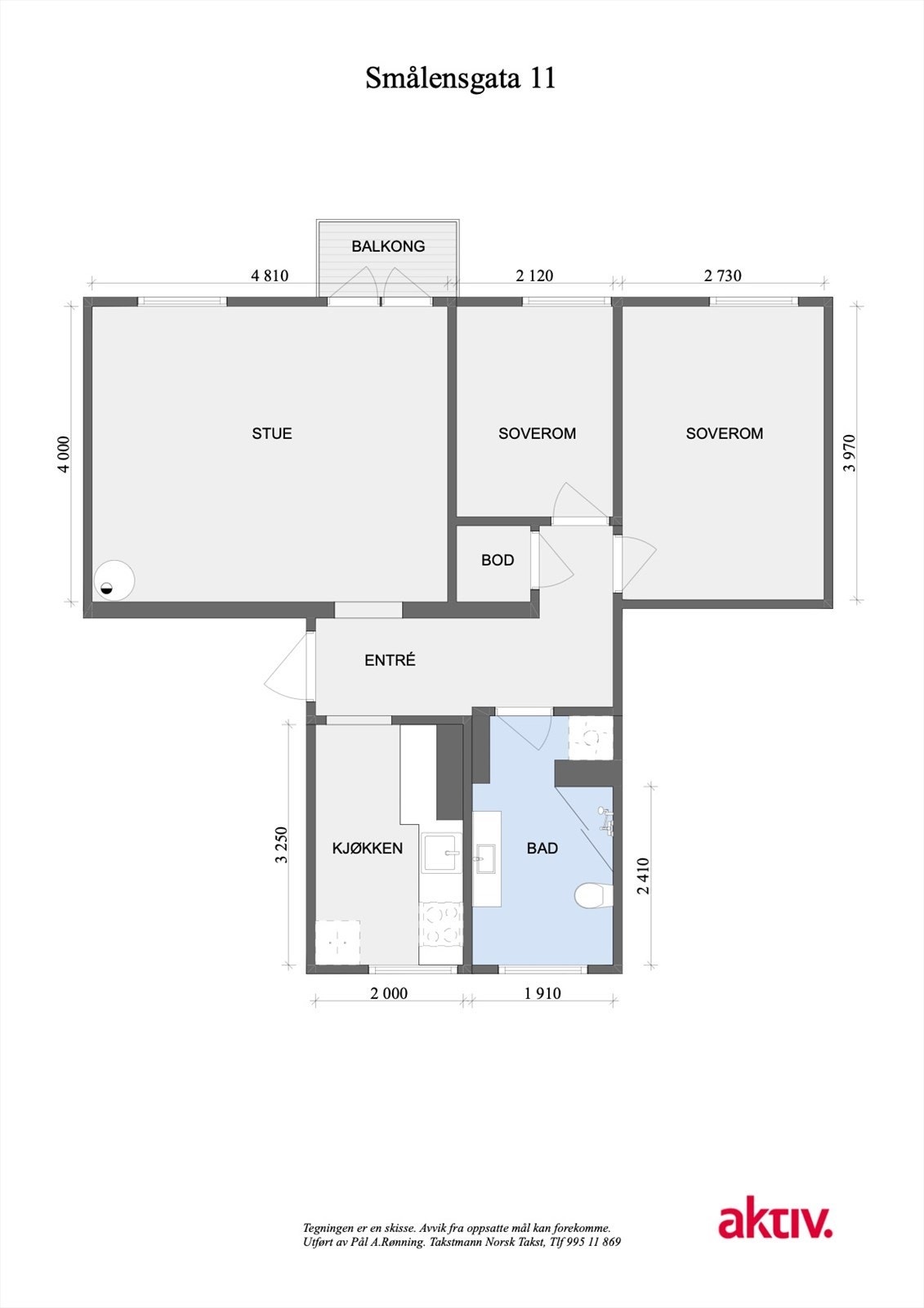 Plantegning Galleribilde