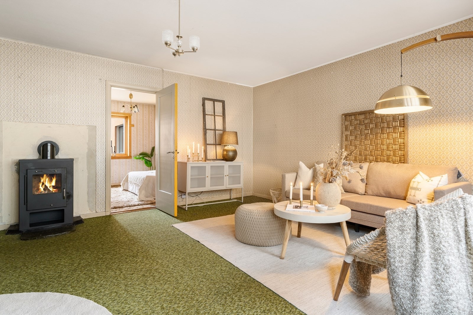 Stor stue på 26,5 kvm. Galleribilde