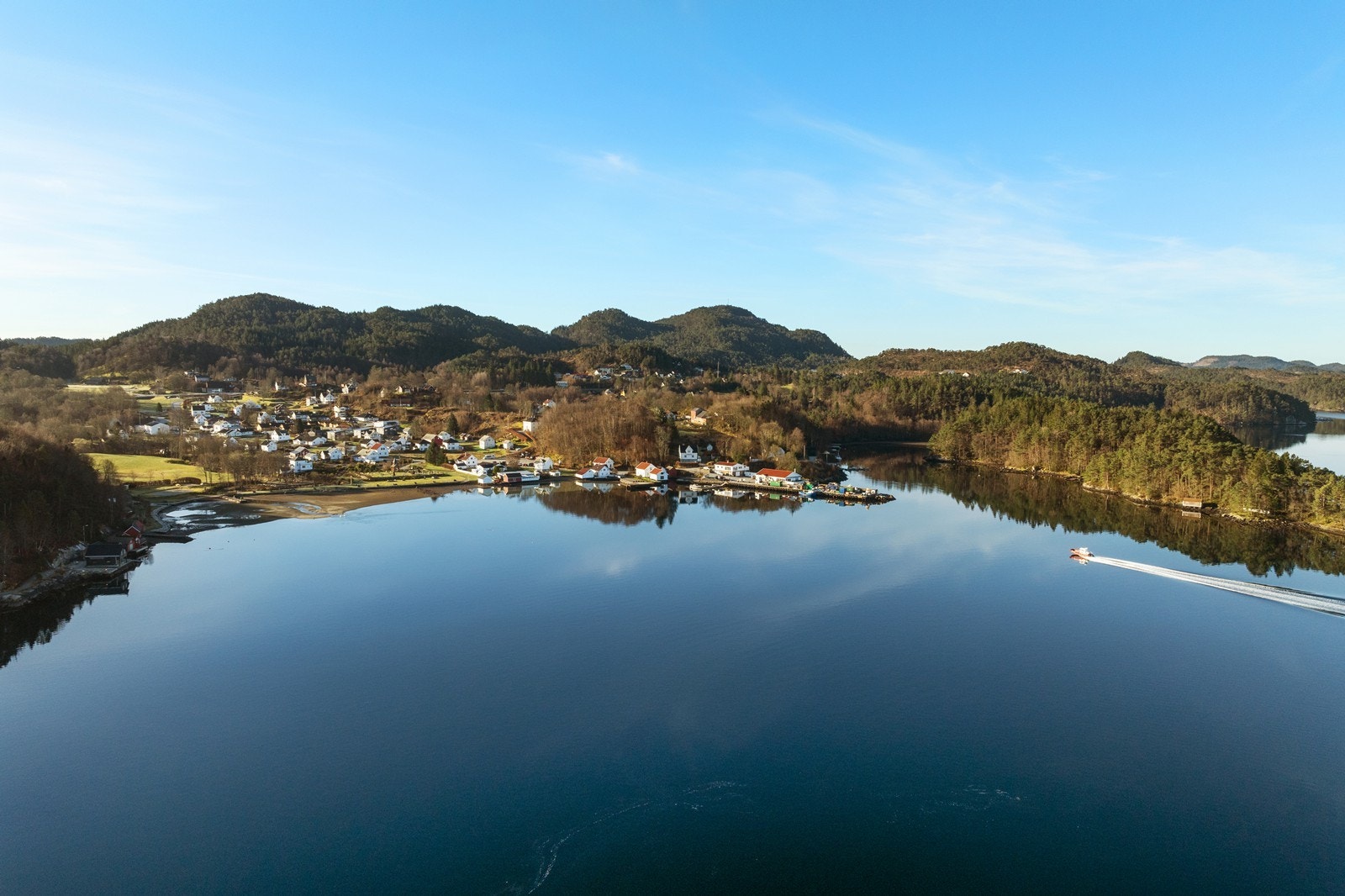 Bilde over Førde og kaien Galleribilde