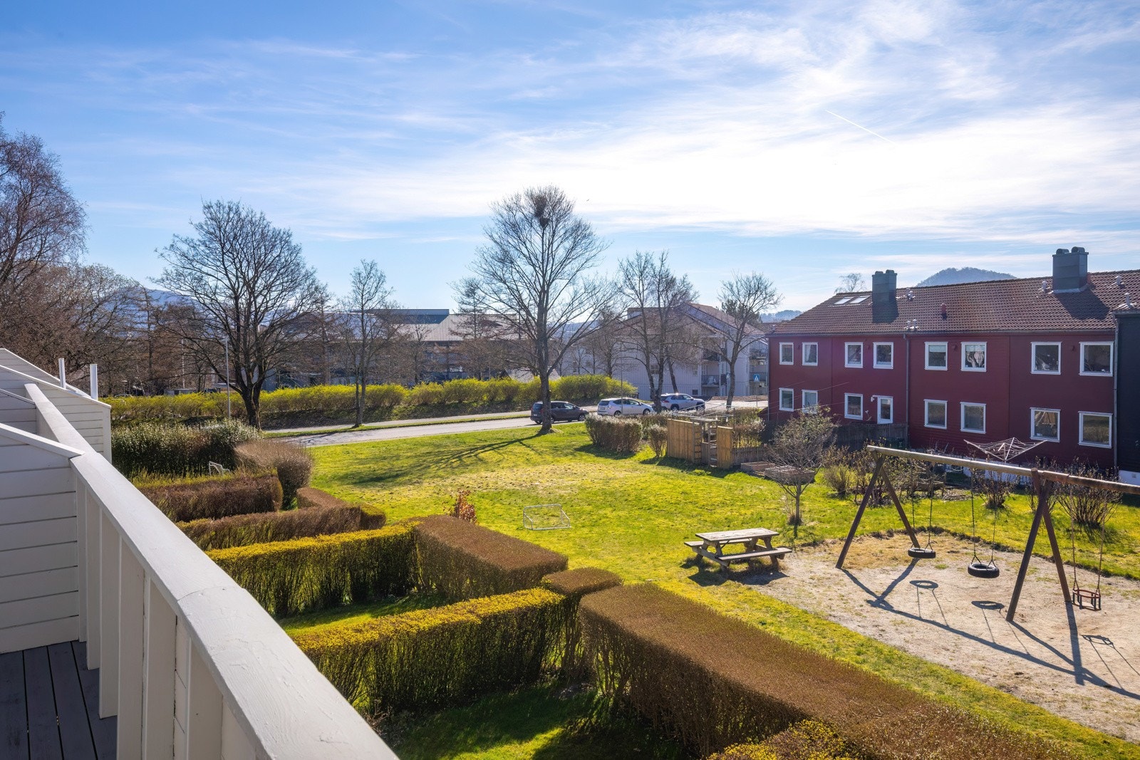 Utsikt fra balkongen Galleribilde