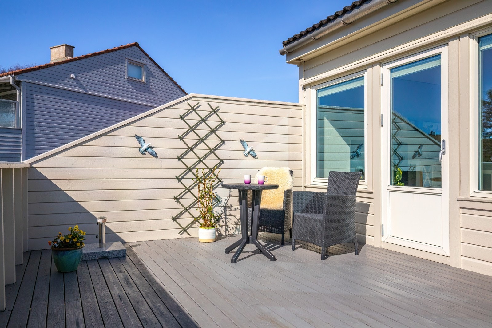 Bankongen er på 19 kvm og ble utvidet i 1987 Galleribilde