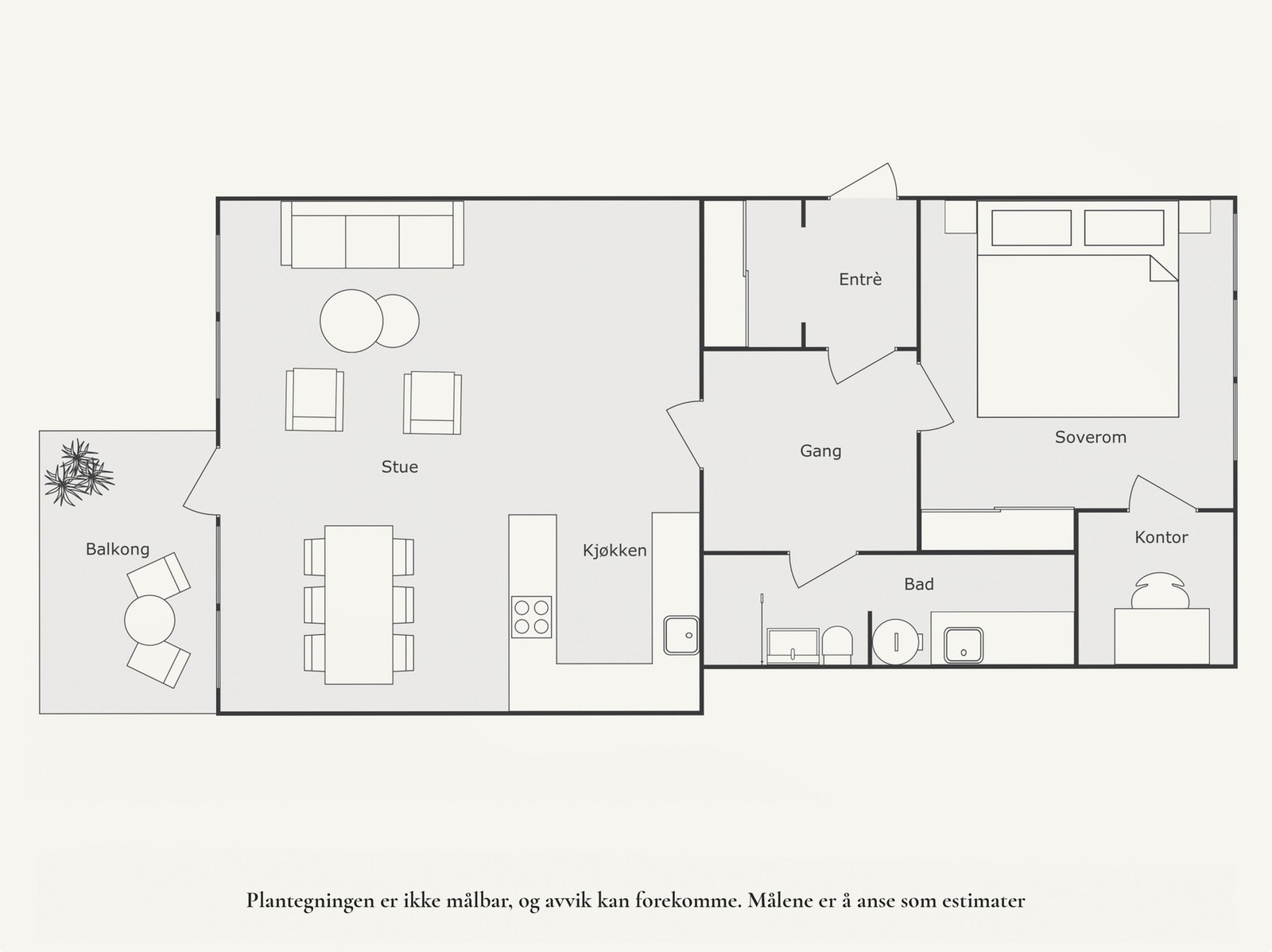 Plantegning. Galleribilde