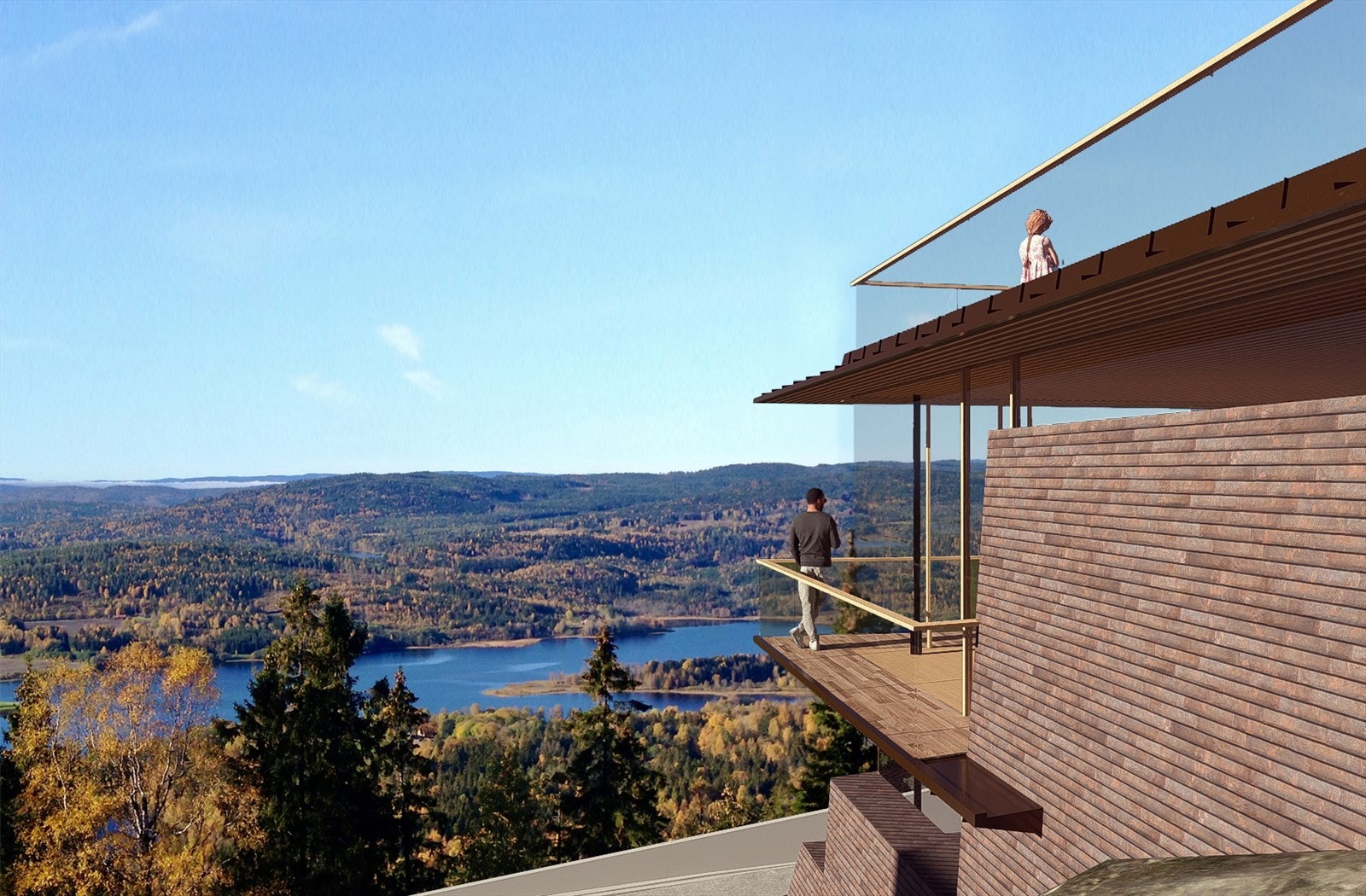 Store utearealer og vakker utsikt. Dette er kun ment som et forslag og kjøper står fritt i sitt valg av arkitektfirma. Galleribilde
