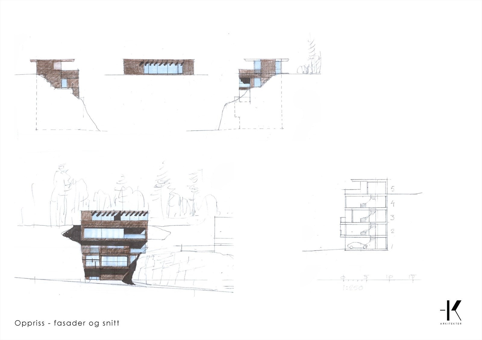 Mulighetsstudie Heggelund og Koxvold as arkitekter. Galleribilde
