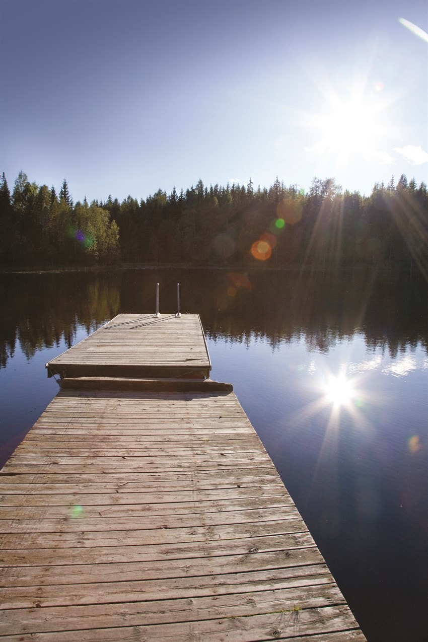 Marka har en rekke nydelige badevann som er lett tilgjengelige fra Lillevannsveien enten til fots eller med sykkel Galleribilde